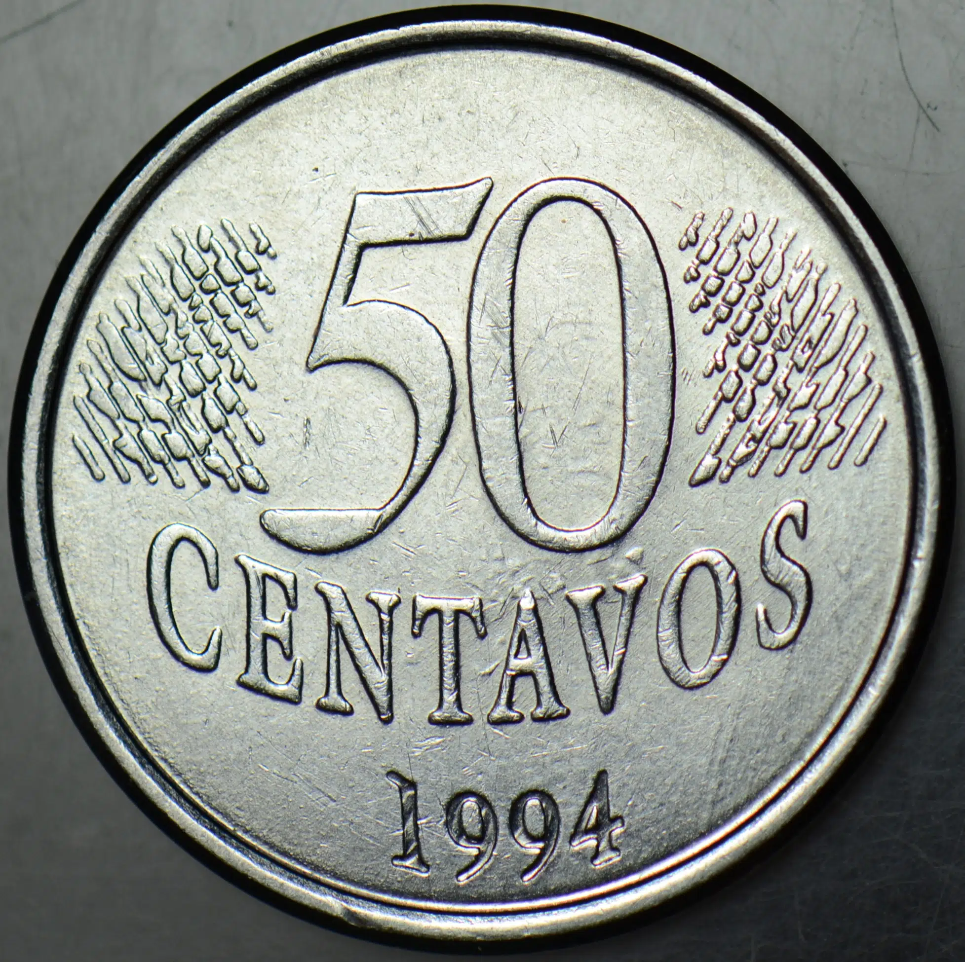 BREZİLYA 50 CENTAVOS 1994.
