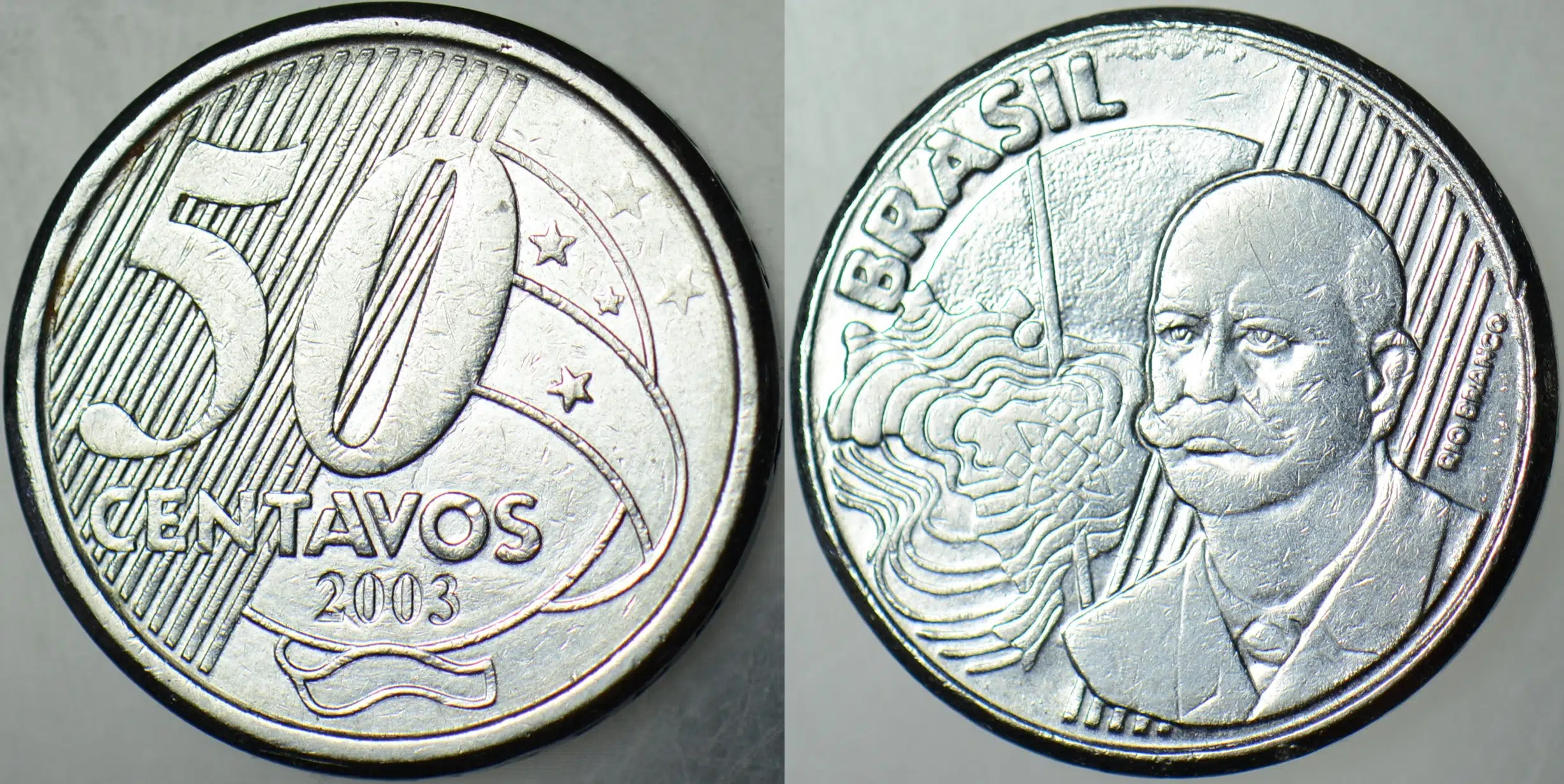 BREZİLYA 50 CENTAVOS 2003.