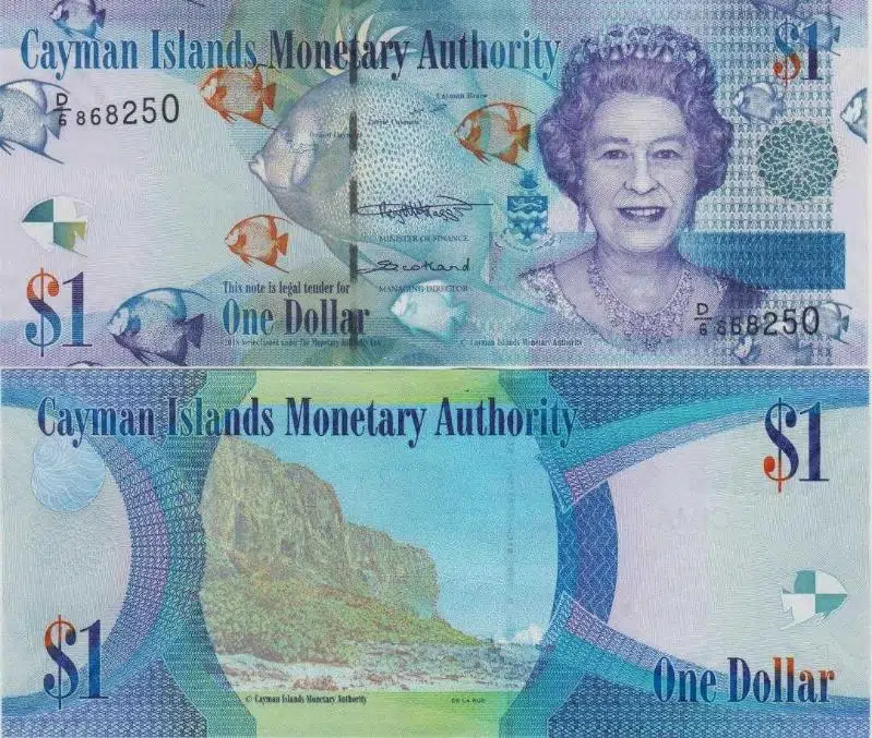 CAYMAN ADALARI 1 DOLAR 2018 KRALİÇE II. ELİZABETH. ÇİL KONDİSYON.