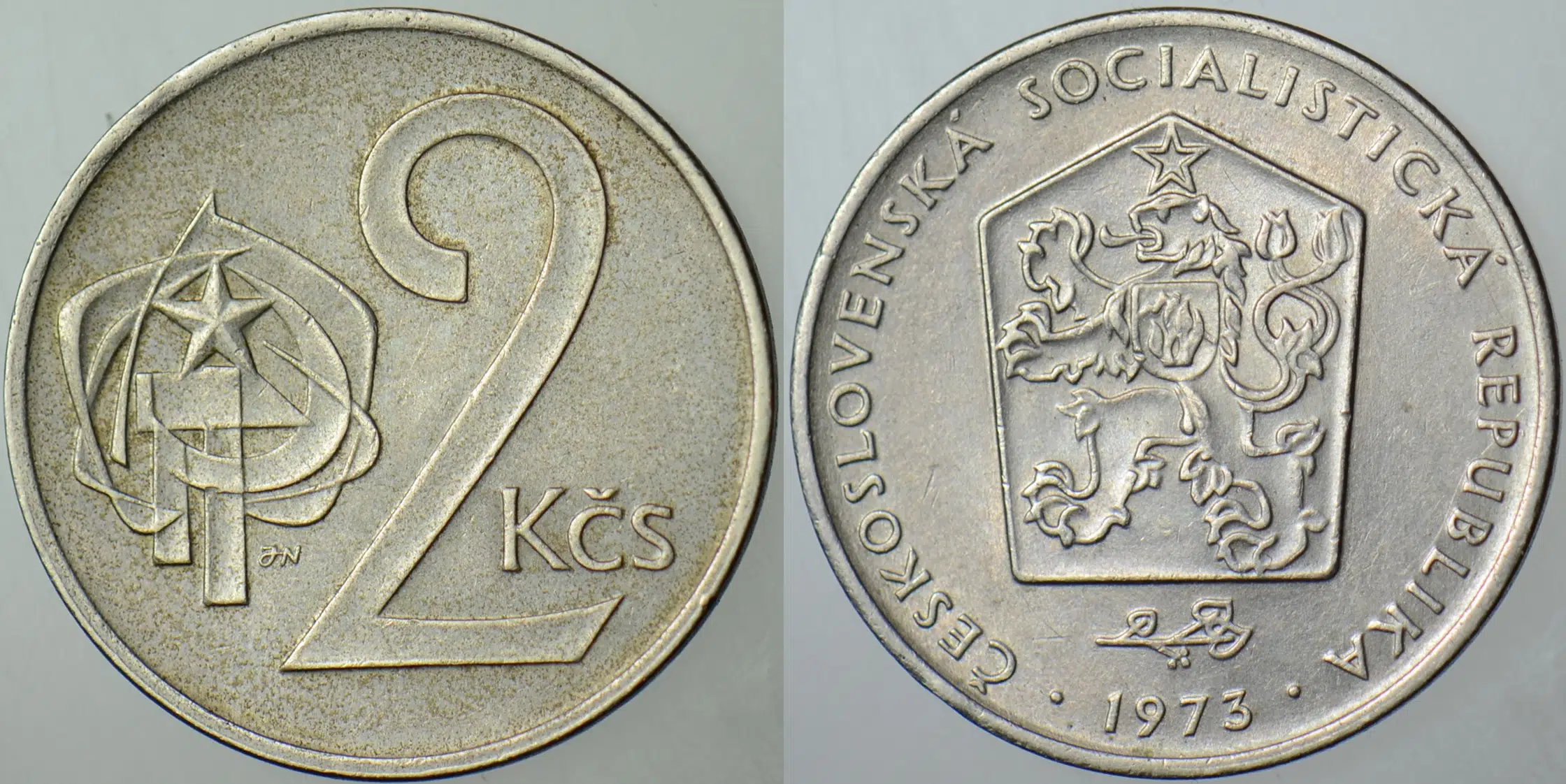 ÇEKOSLOVAKYA 2 KORUNA 1973 SOSYALİST DÖNEM.