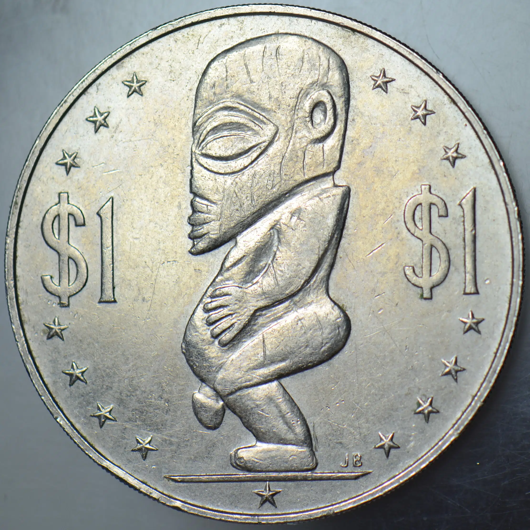 COOK ADALARI 1 DOLAR 1972 KRALİÇE II. ELİZABETH 38,7 mm 27,2 gr.