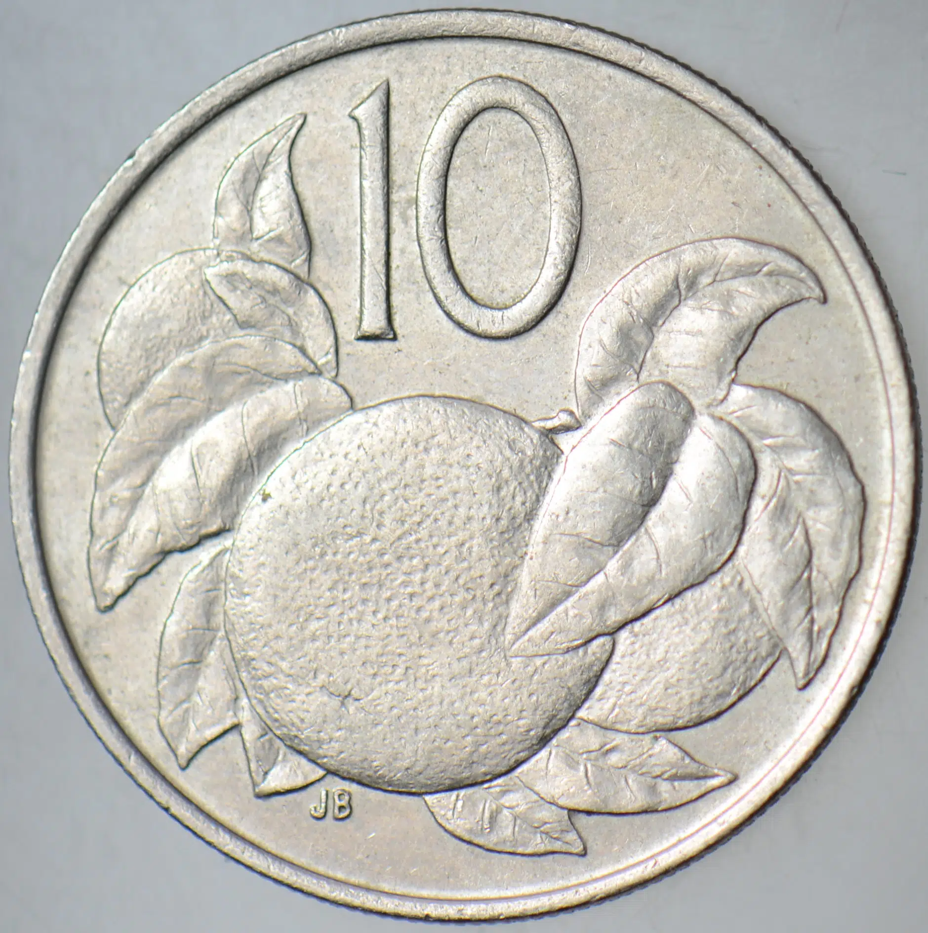 COOK ADALARI 10 CENT 1973 KRALİÇE II. ELİZABETH.