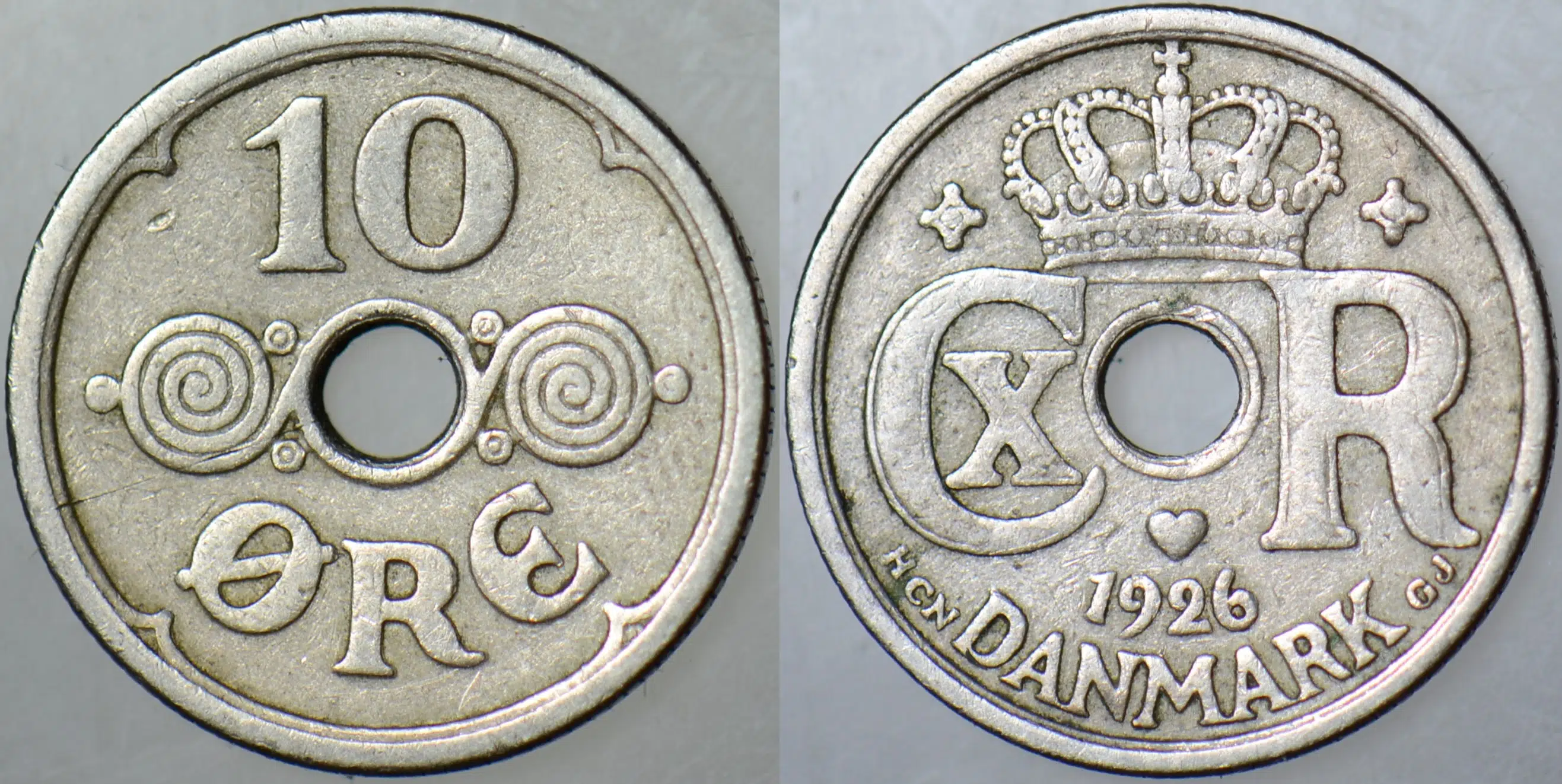 DANİMARKA 10 ÖRE 1926.