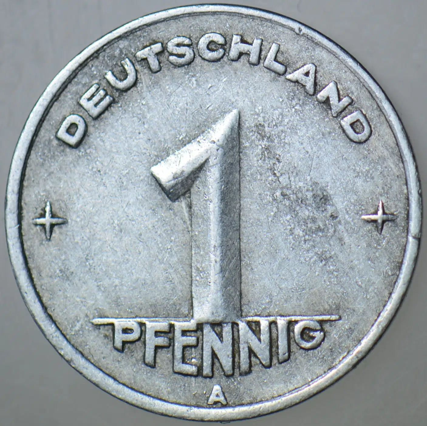 DOĞU ALMANYA 1 PFENNIG 1949 A. DDR.