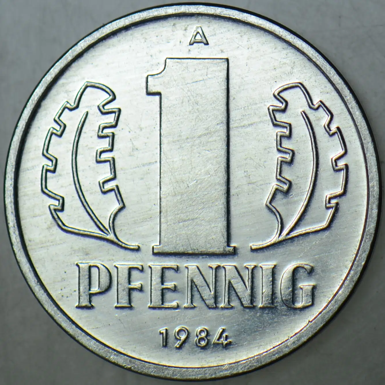 DOĞU ALMANYA 1 PFENNIG 1984 A. DDR. ÇİLALTI+