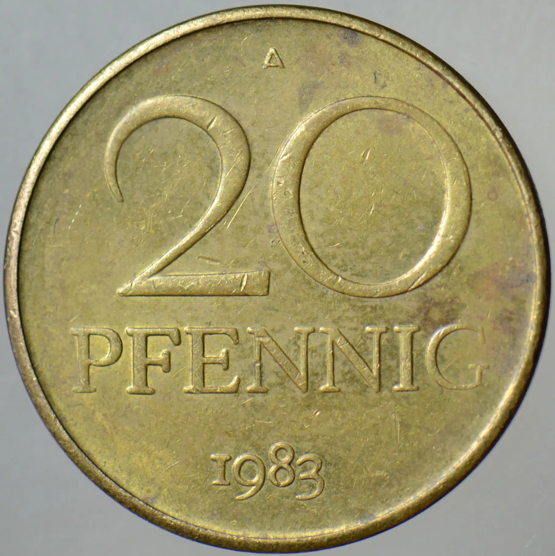 DOĞU ALMANYA 20 PFENNIG 1983.