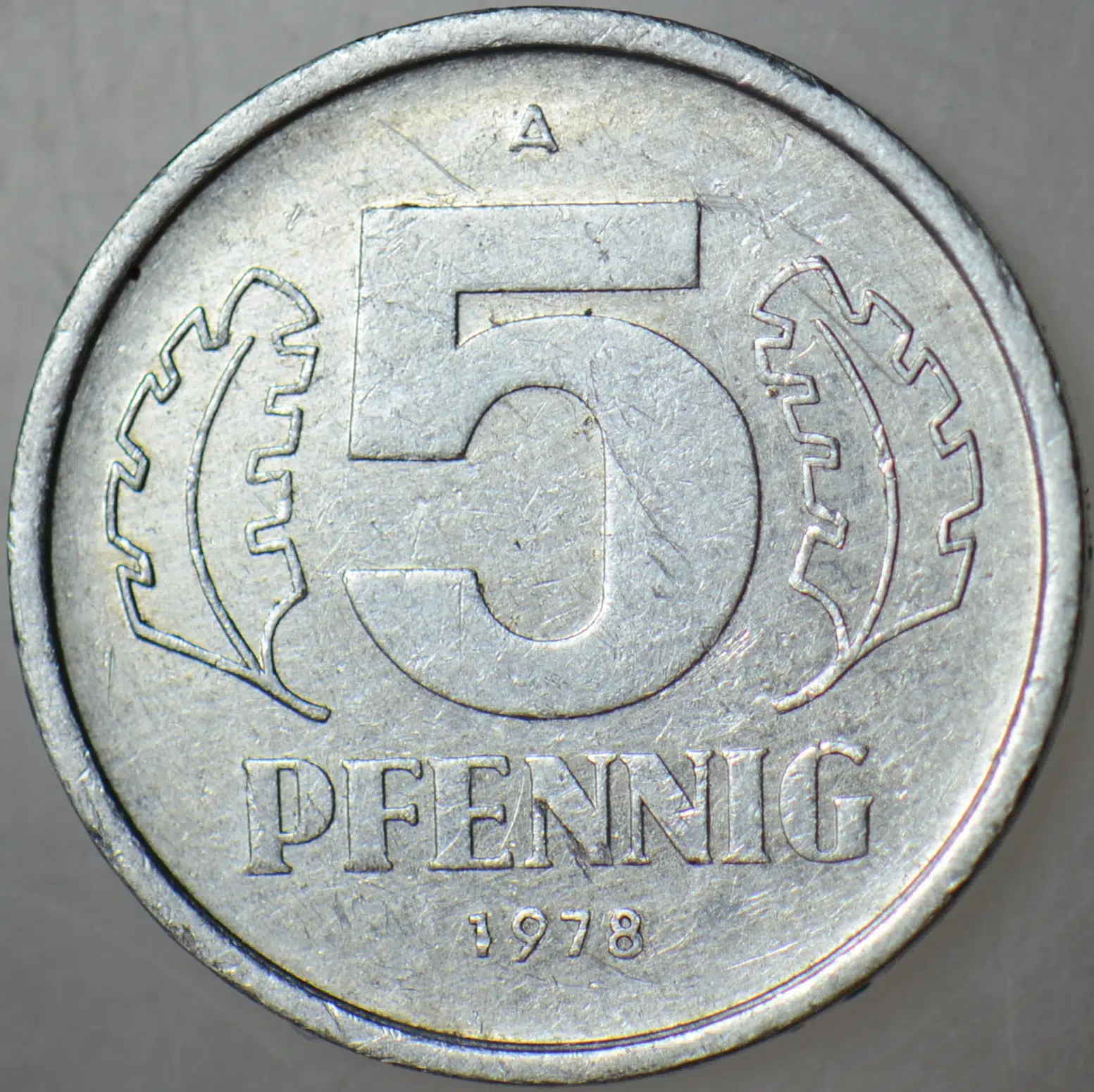 DOĞU ALMANYA 5 PFENNIG 1978 A - DDR.