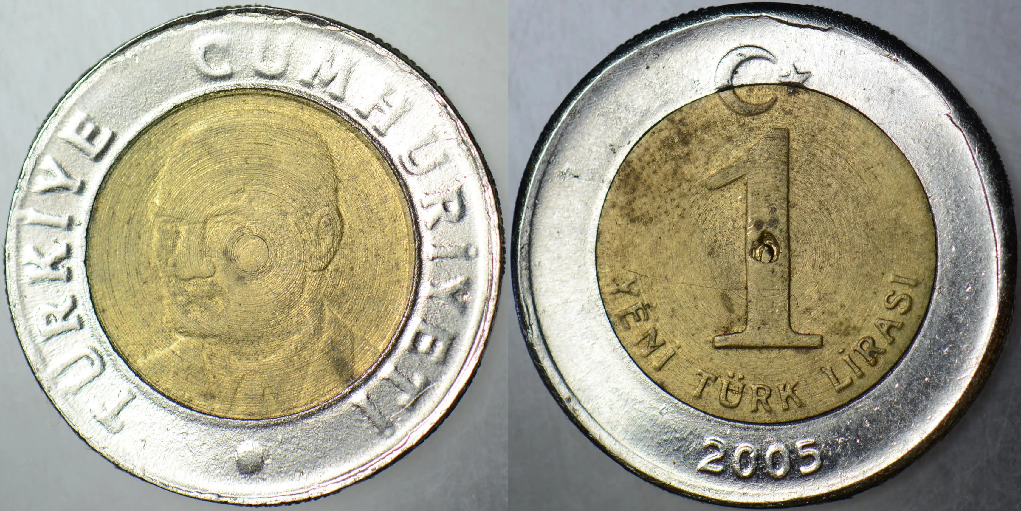 DÖNEM SAHTESİ 1 YTL 2005.