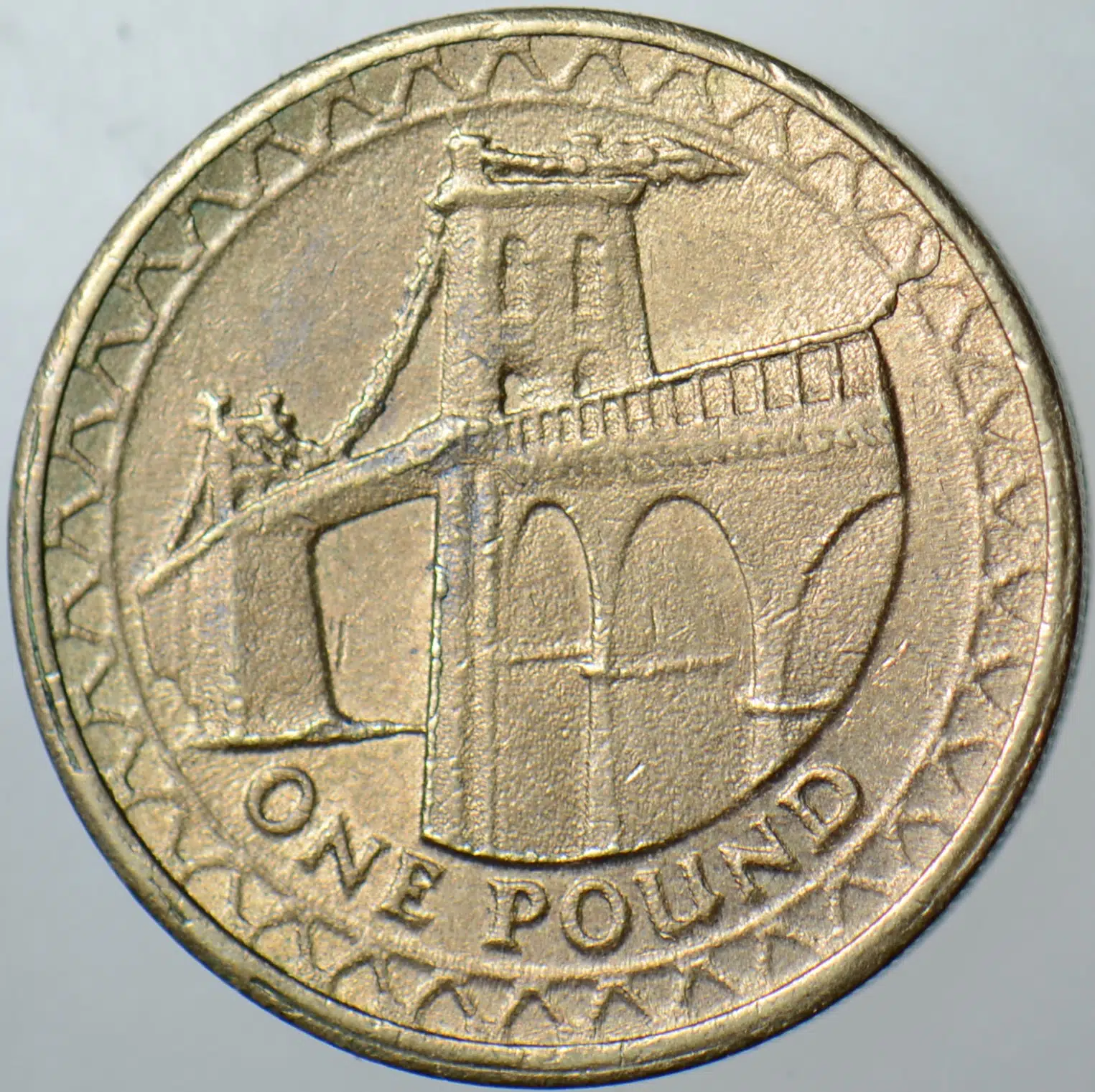 DÖNEM SAHTESİ-BİRLEŞİK KRALLIK 1 POUND 2005 MENAI KÖPRÜSÜ TEMALI. İNGİLTERE.