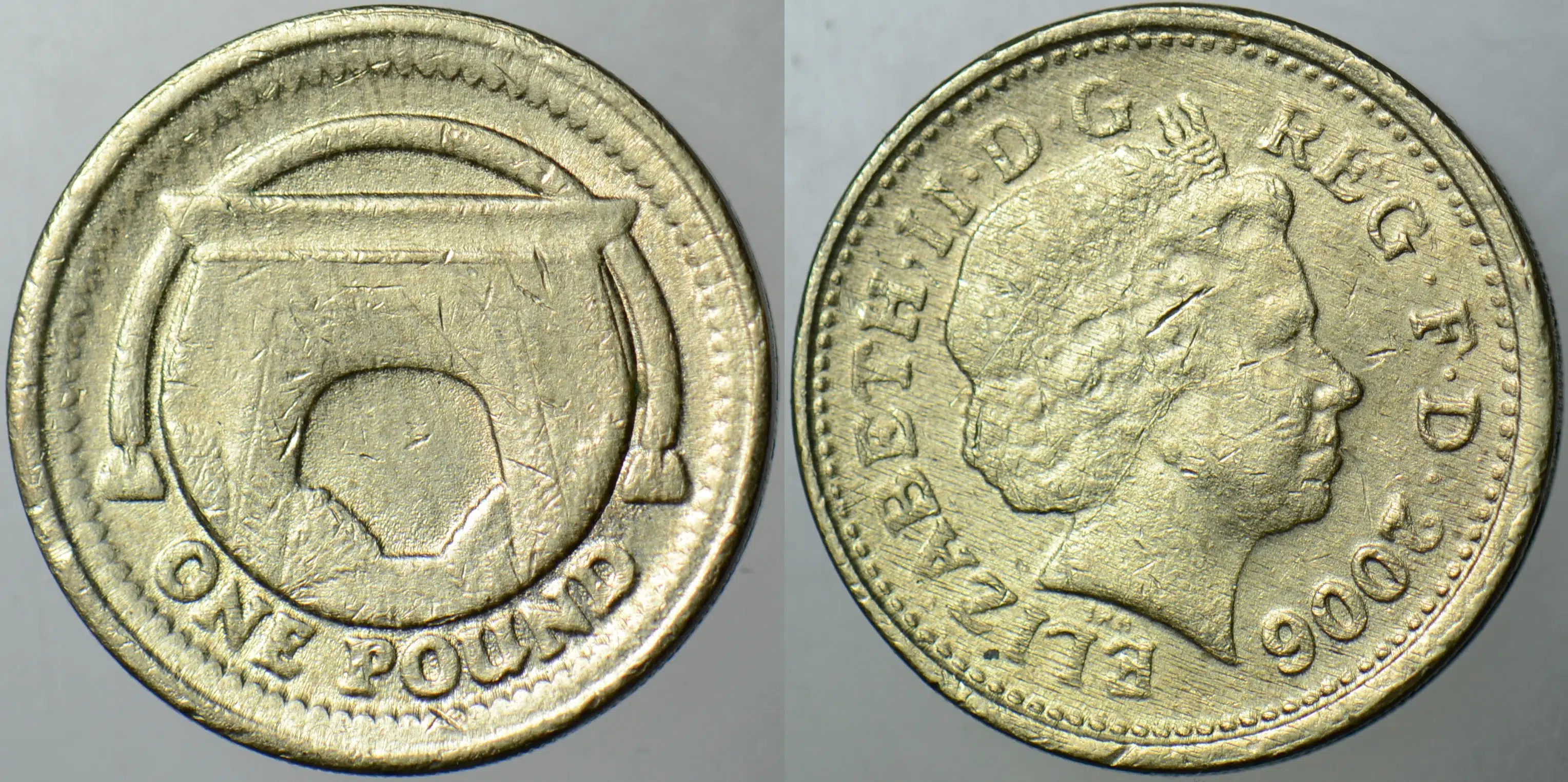 DÖNEM SAHTESİ-BİRLEŞİK KRALLIK 1 POUND 2006 KUZEY İRLANDA MISIR KEMER KÖPRÜSÜ TEMALI. İNGİLTERE.