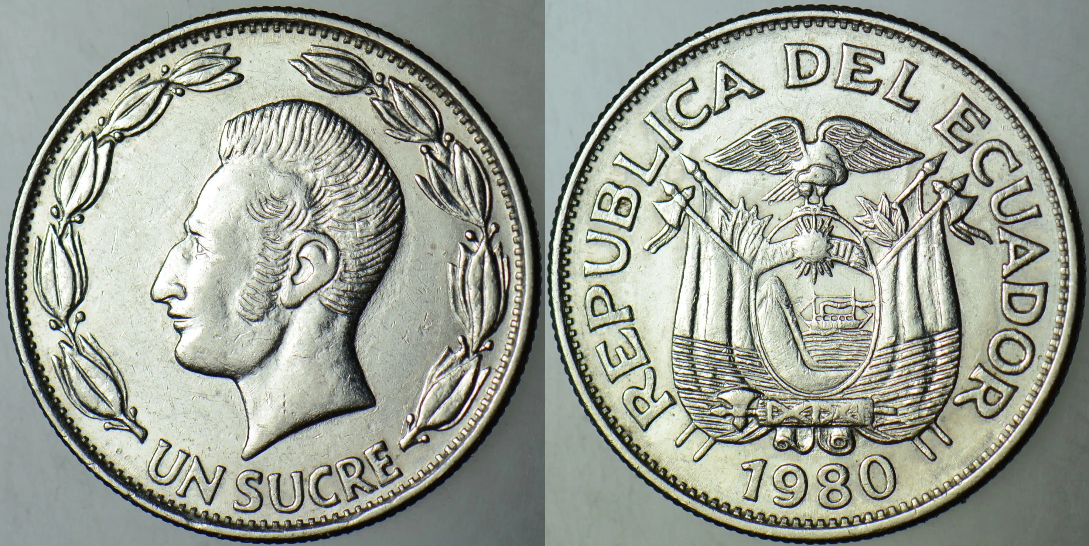 EKVADOR 1 SUCRE 1980 ÇİLALTI.
