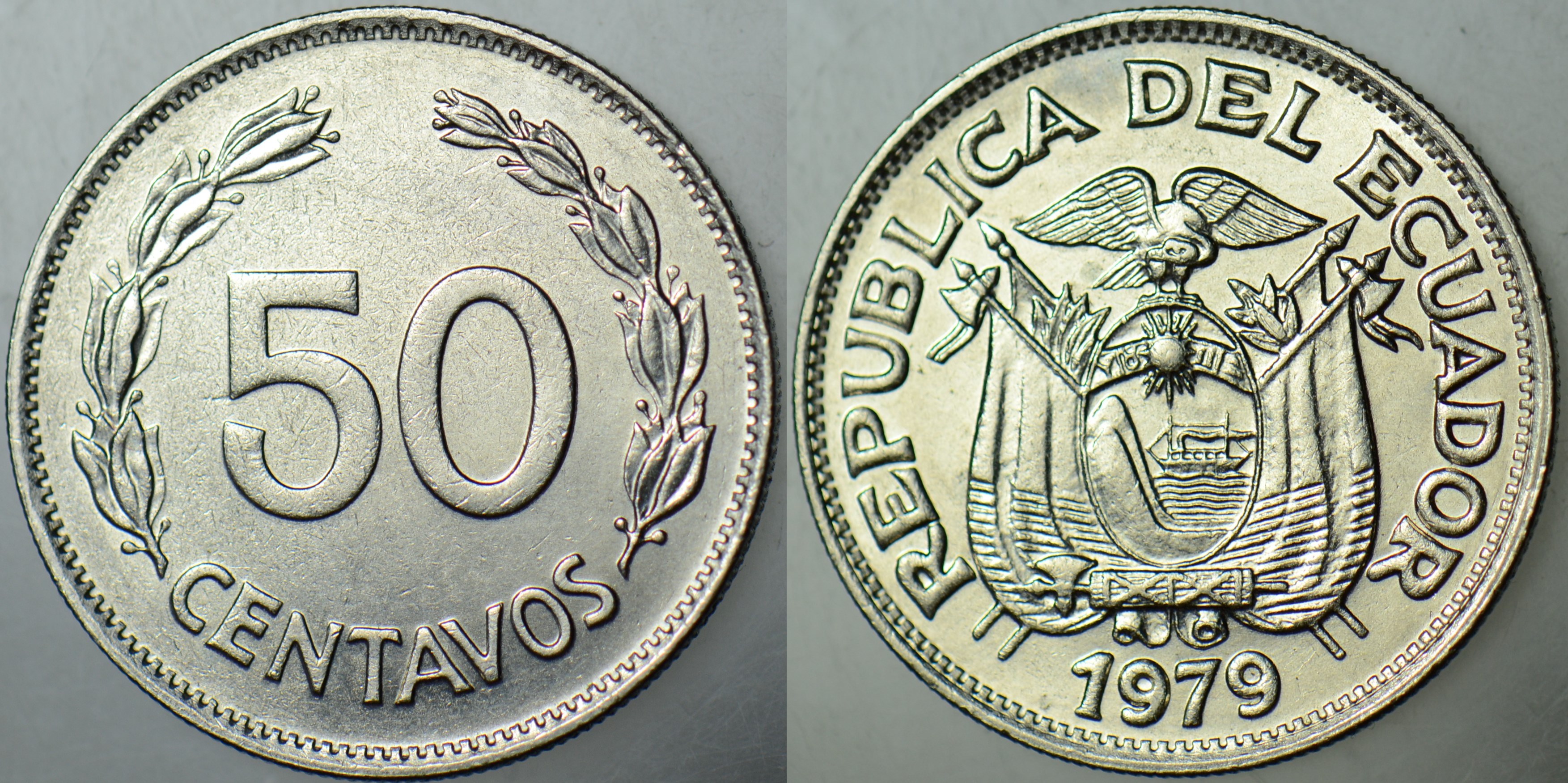EKVADOR 50 CENTAVOS 1979 ÇİLALTI