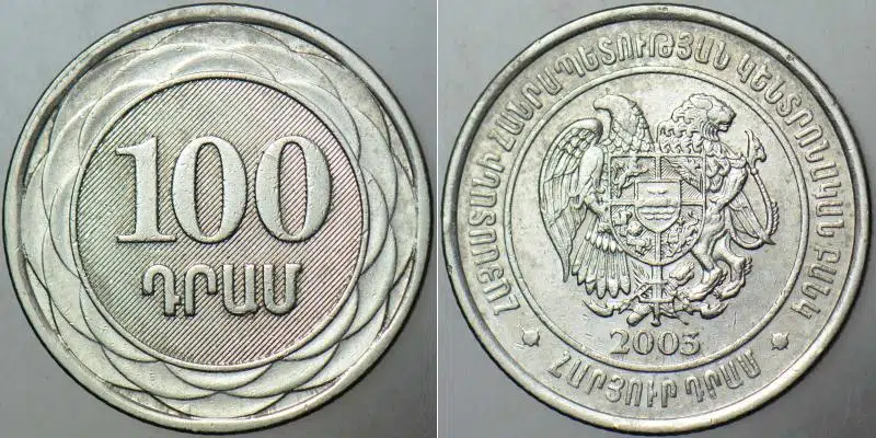 ERMENİSTAN 100 DRAM 2003.