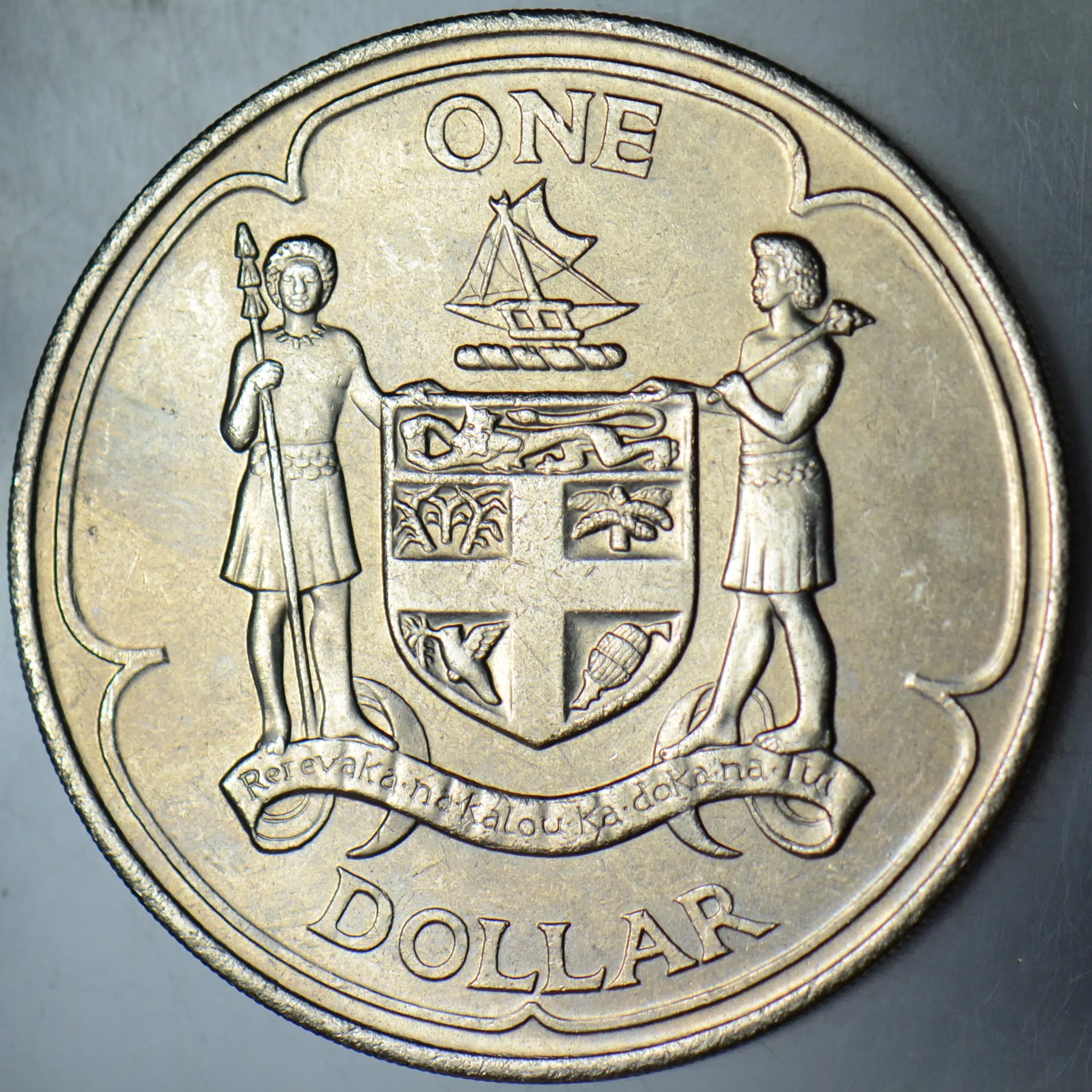 FİJİ 1 DOLAR 1969 KRALİÇE II. ELİZABETH 38,6 mm 28,3 gr. ÇİL(-)