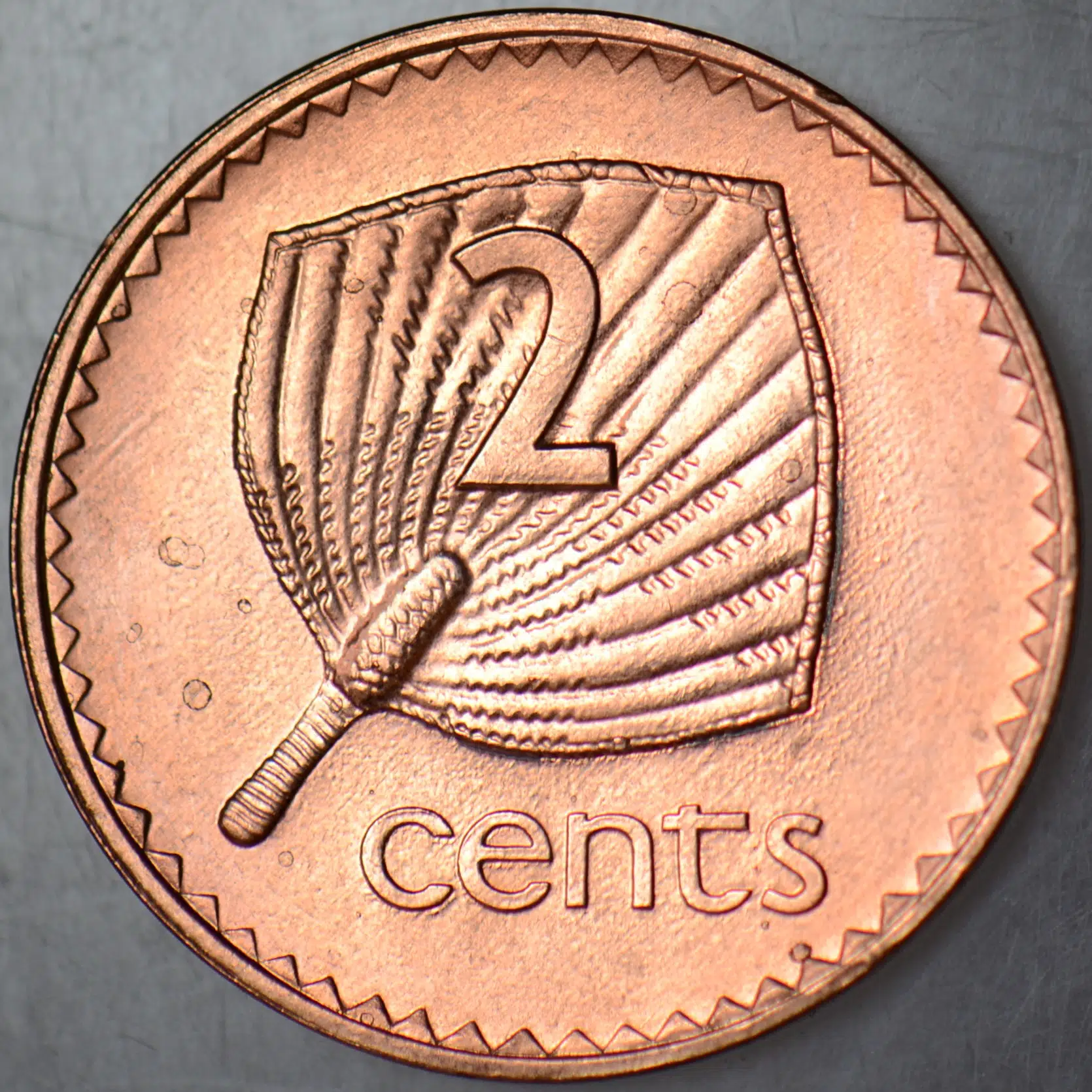 FİJİ 2 CENT 2001 KRALİÇE II. ELİZABETH. 21,1 mm ÇİL(-)