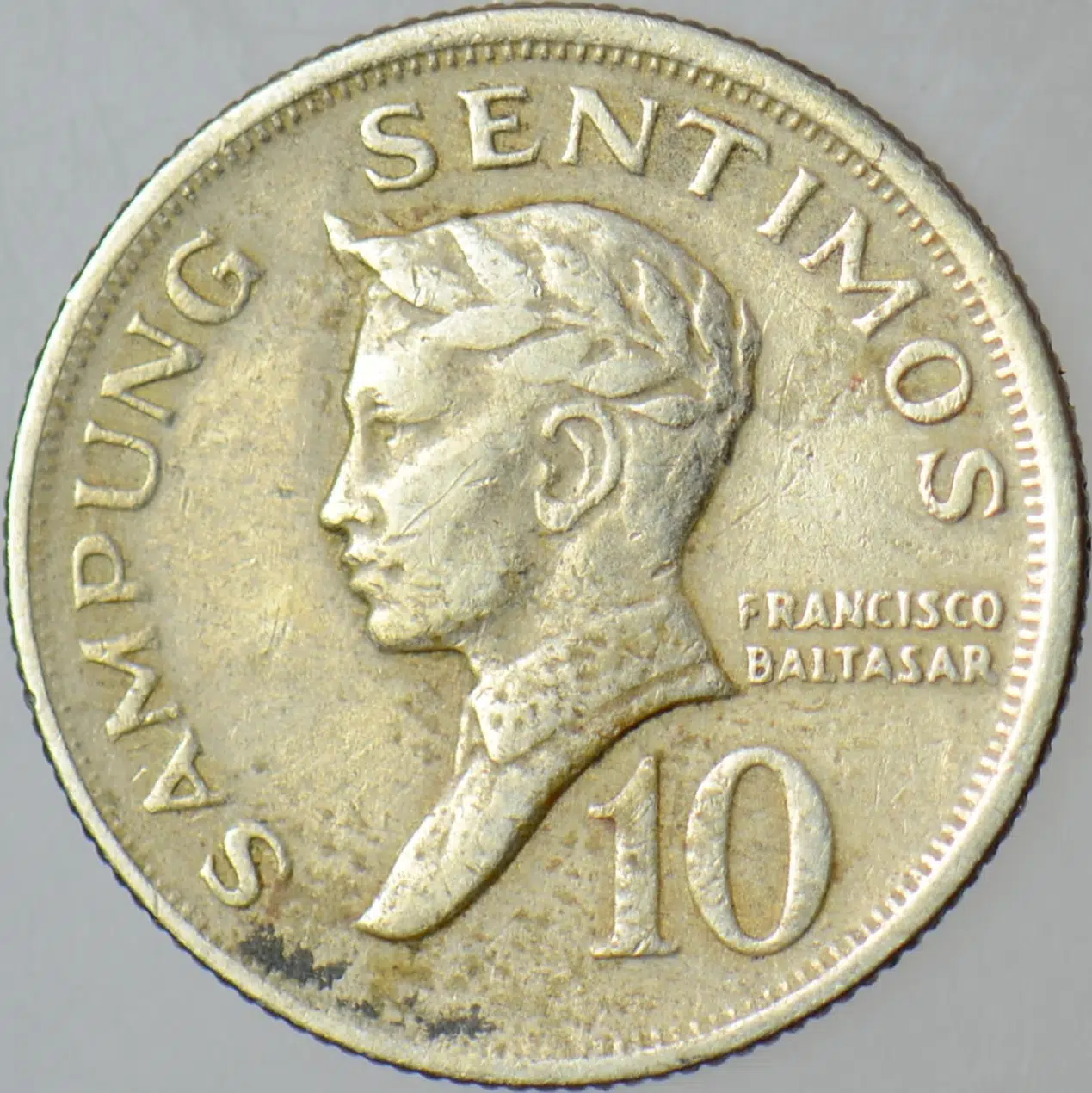 FİLİPİNLER 10 SENTİMOS 1968.