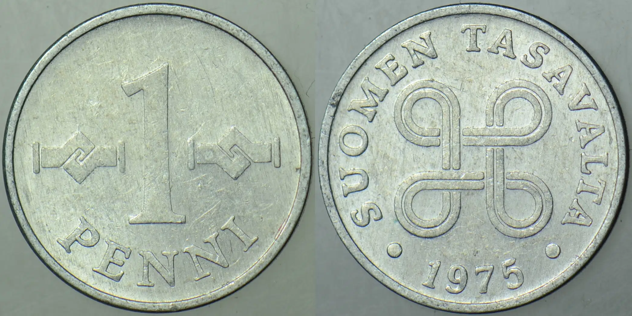 FİNLANDİYA 1 PENNİ 1975 ALÜMİNYUM.