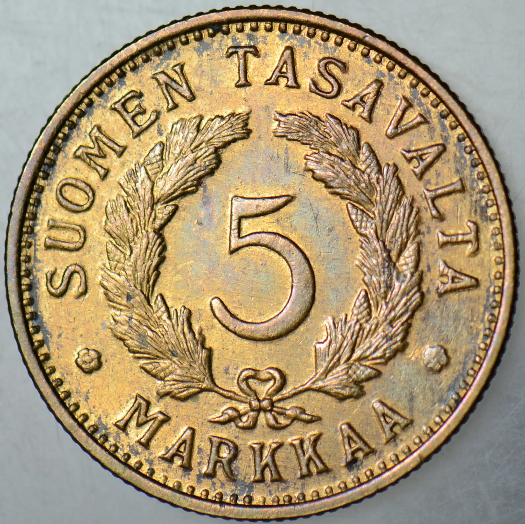 FİNLANDİYA 5 MARKKA 1951 ÇİLALTI.