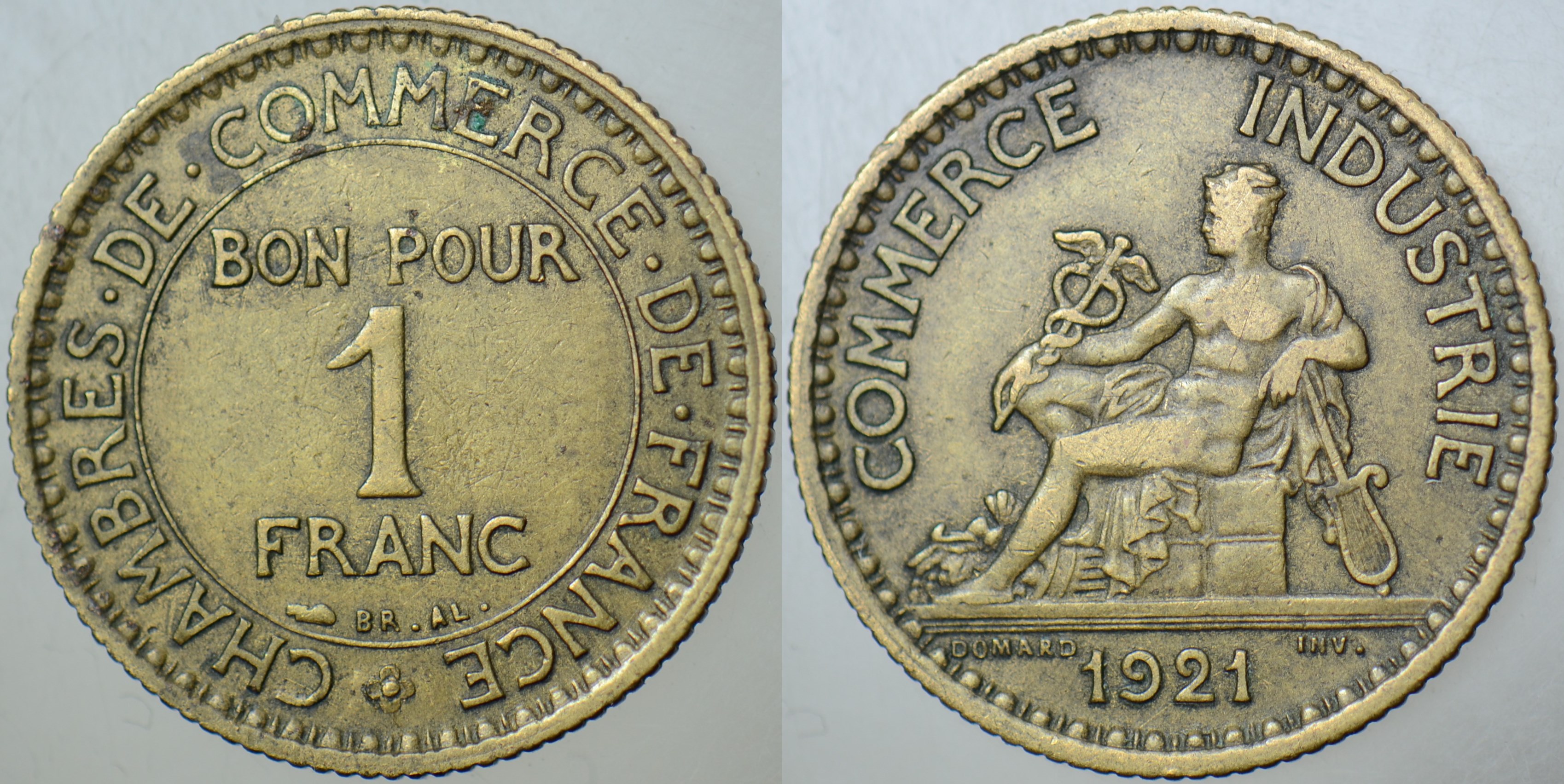 FRANSA 1 FRANK 1921.