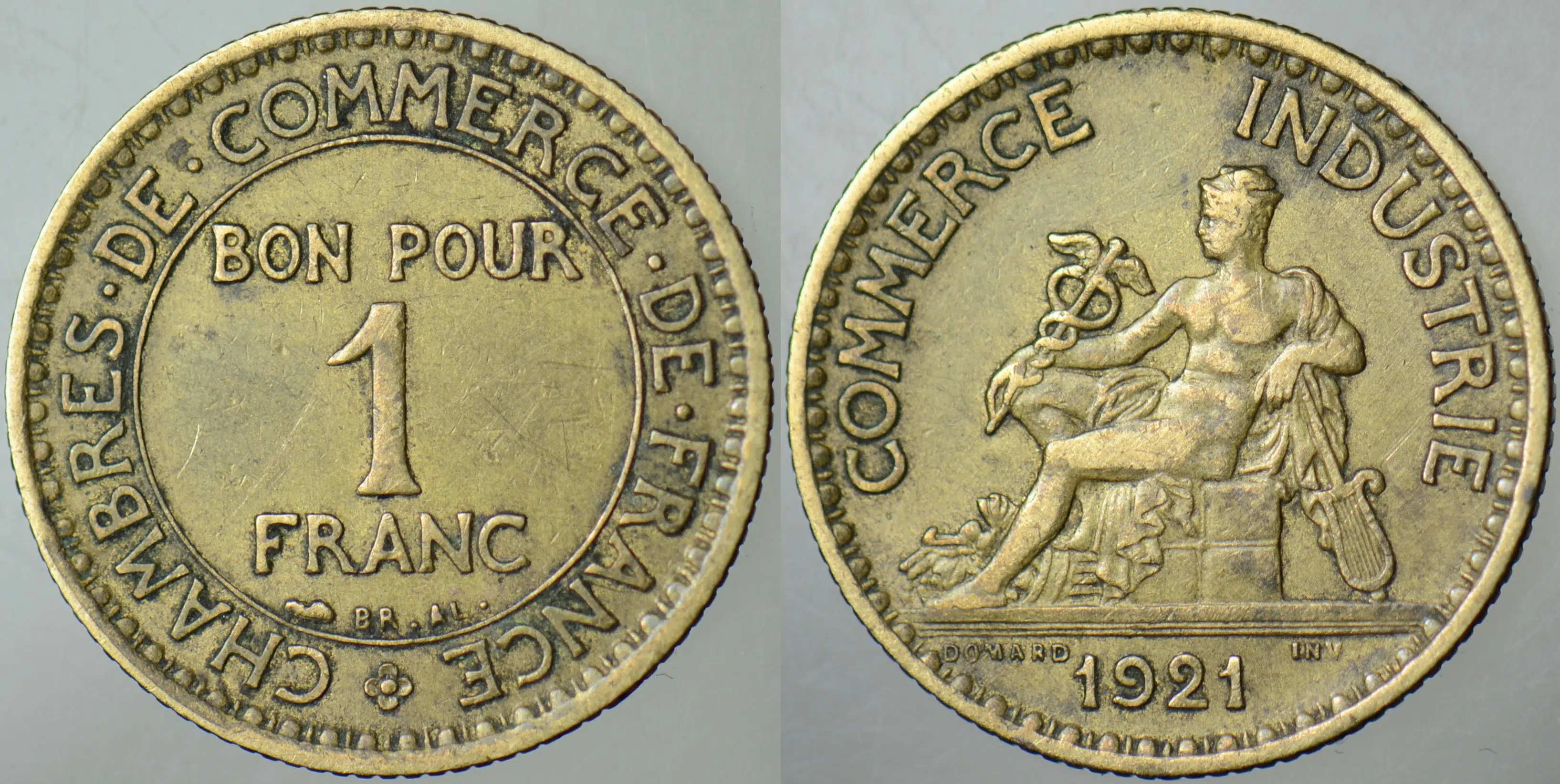 FRANSA 1 FRANK 1921.