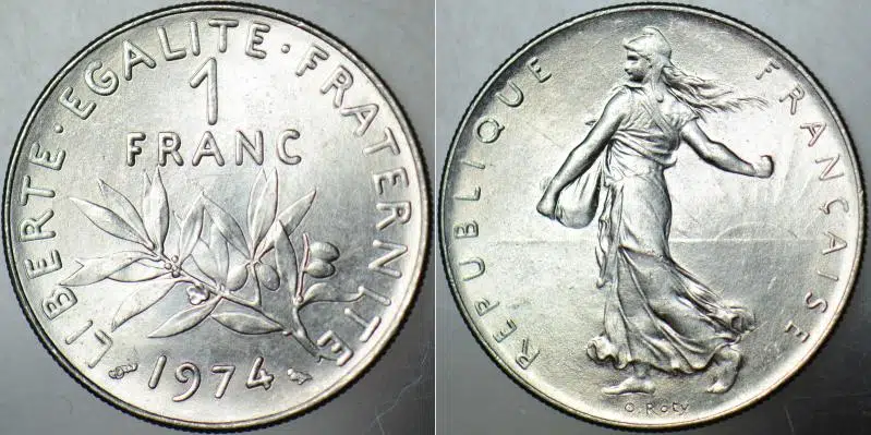 FRANSA 1 FRANK 1974 ÇİL KONDİSYON.