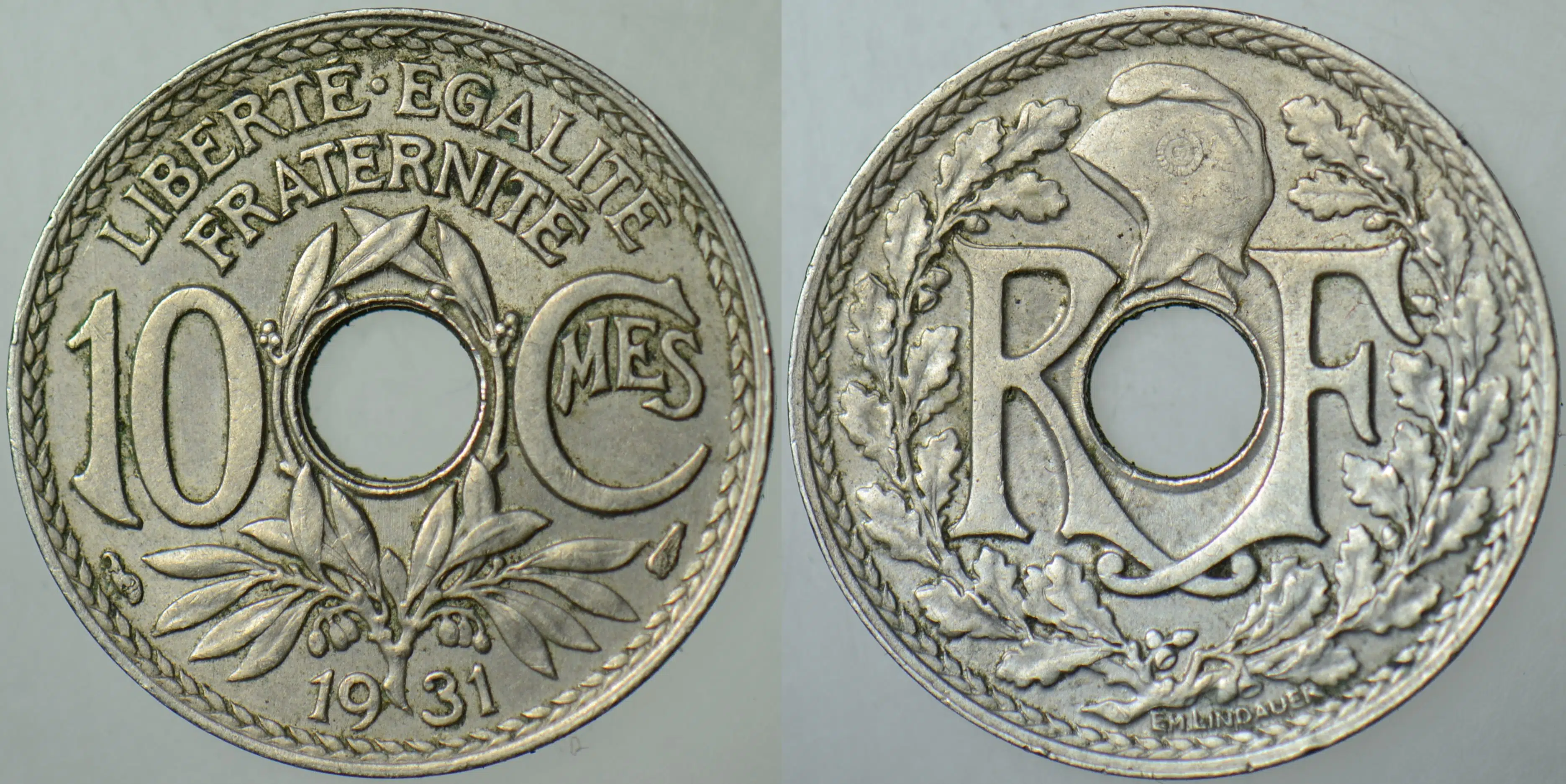 FRANSA 10 CENTİMES 1931.