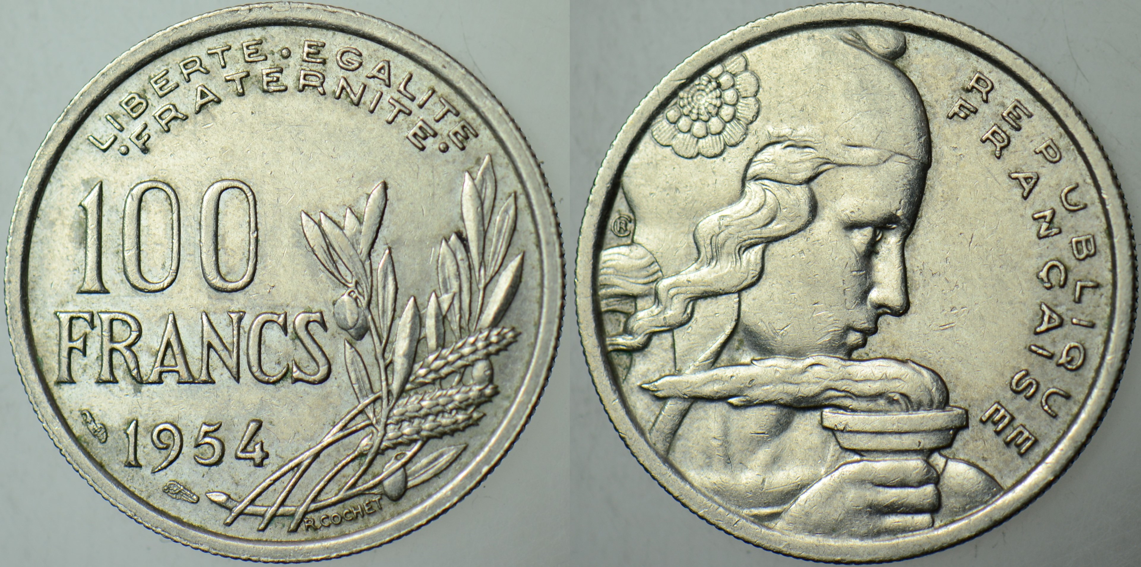 FRANSA 100 FRANK 1954.