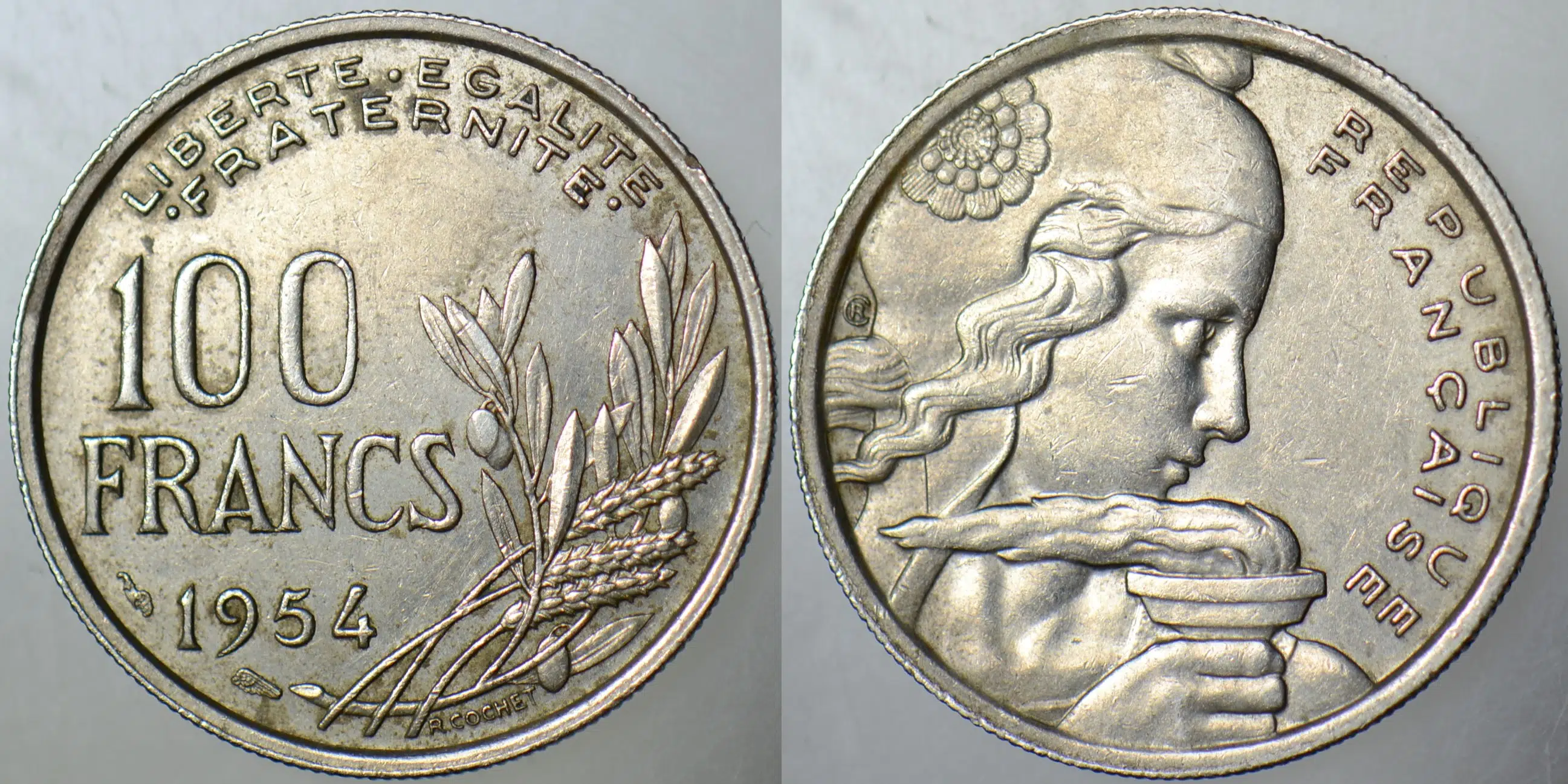 FRANSA 100 FRANK 1954.