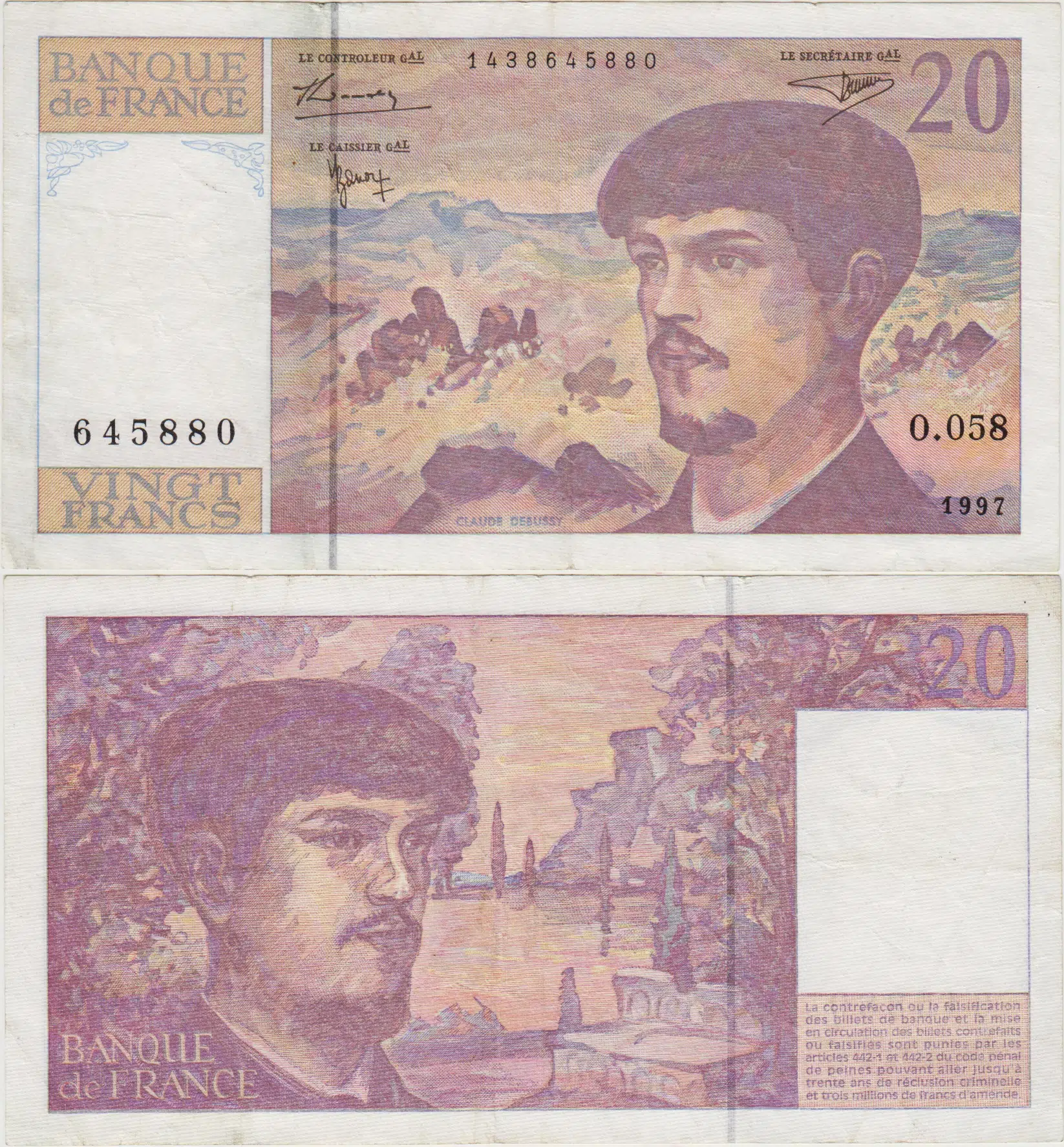 FRANSA 20 FRANK 1997 ÇOK TEMİZ+