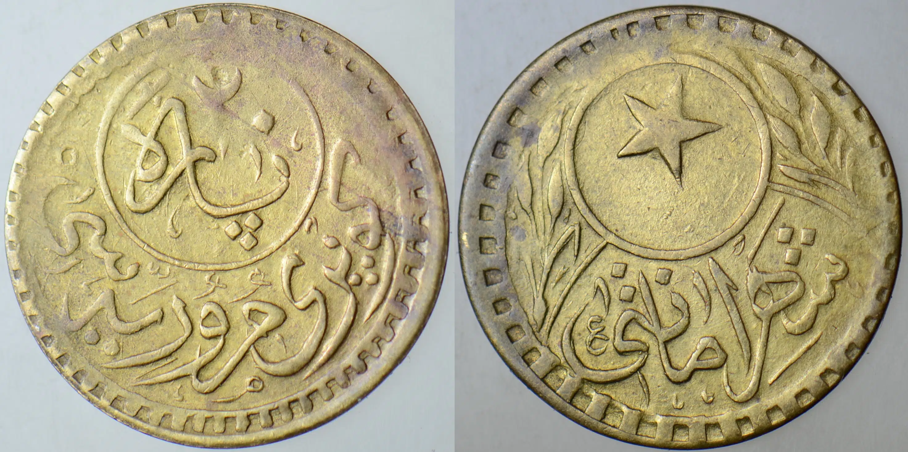 GALATA KÖPRÜSÜ MÜRURİYE JETONU 1912-30 ARASI. GEÇİŞ JETONU. İSTANBUL ŞEHREMANETİ.