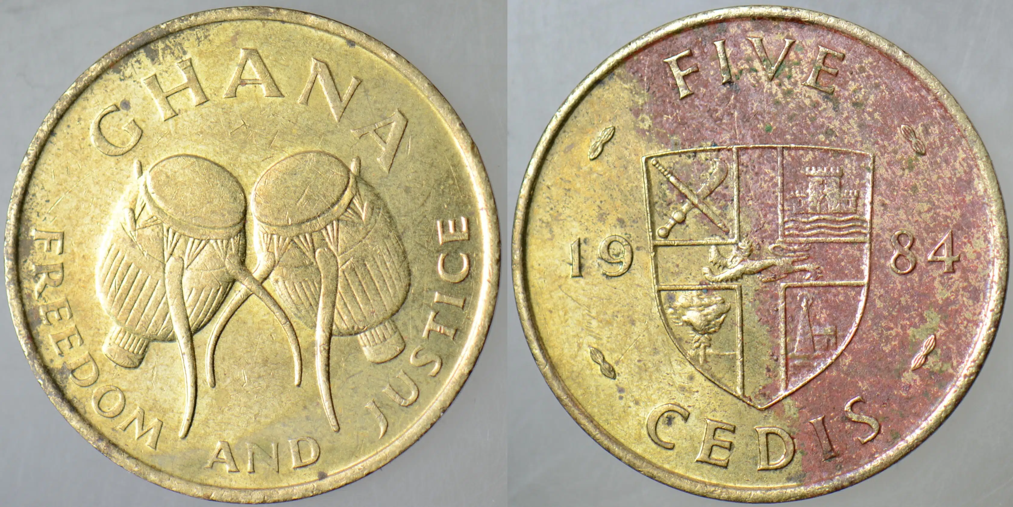 GANA 5 CEDI 1984.