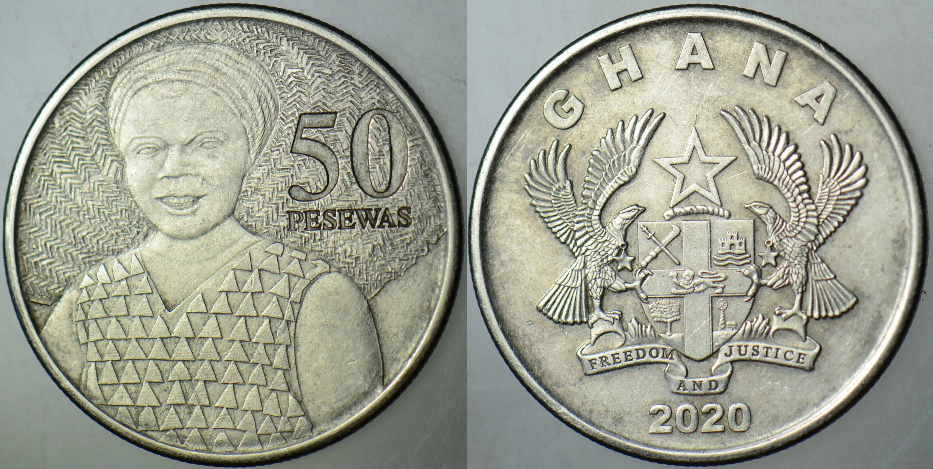 GANA 50 PESEWA 2020.