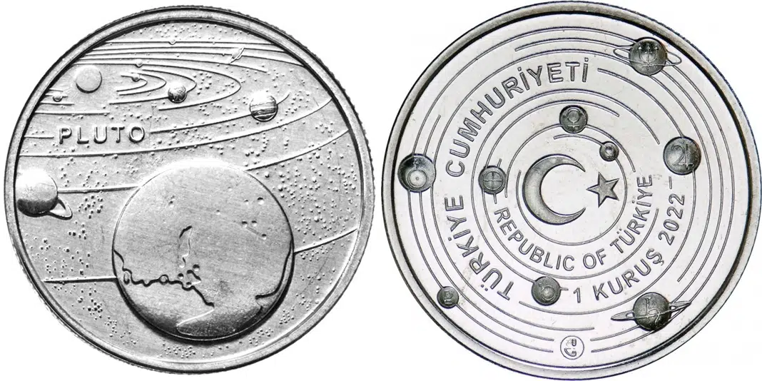 GEZEGENLER 1 KURUŞ 2022 HATIRA-PLUTON. ÇİL.
