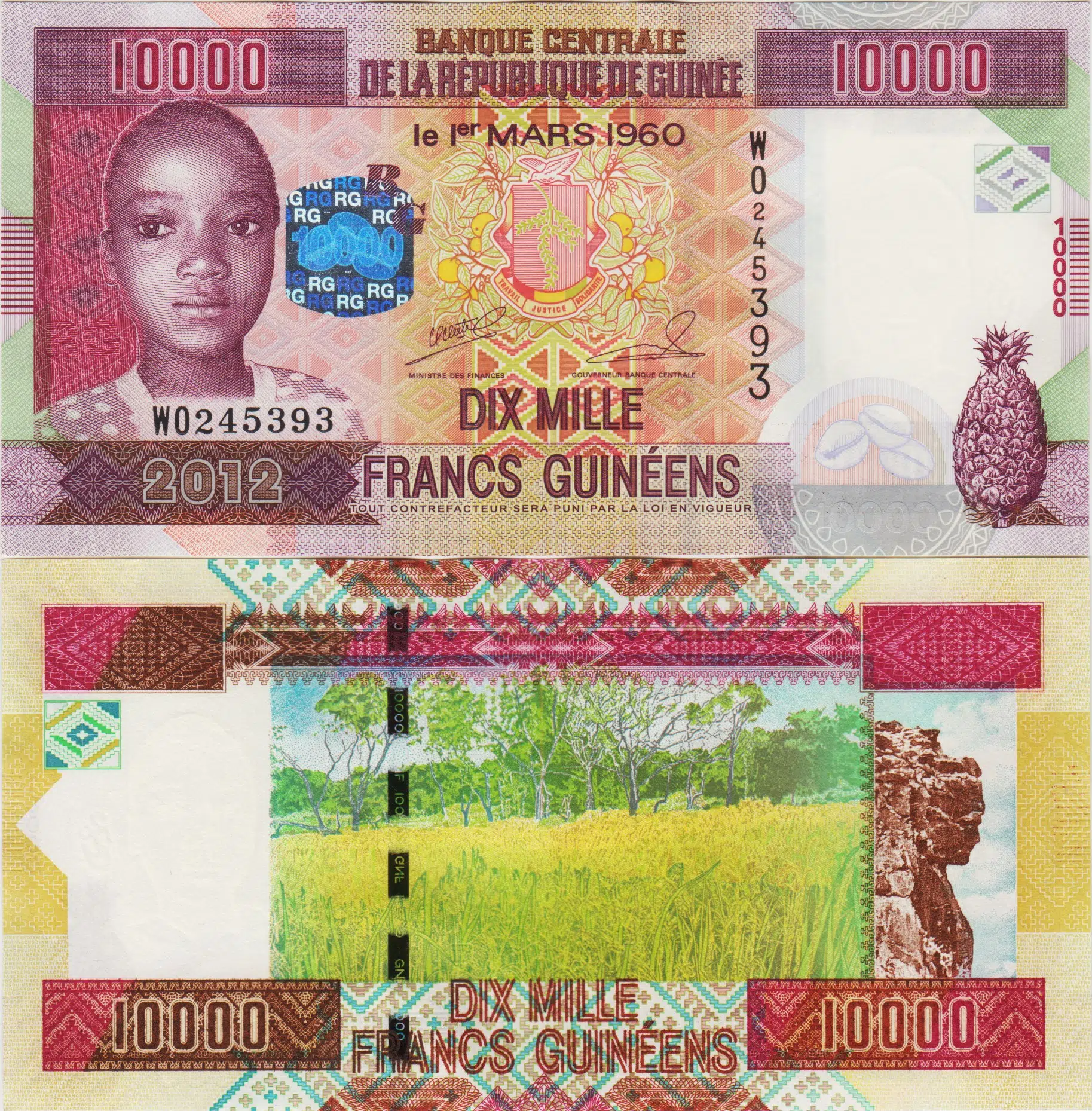 GİNE 10.000 FRANK 2012 ÇİL KONDİSYON.