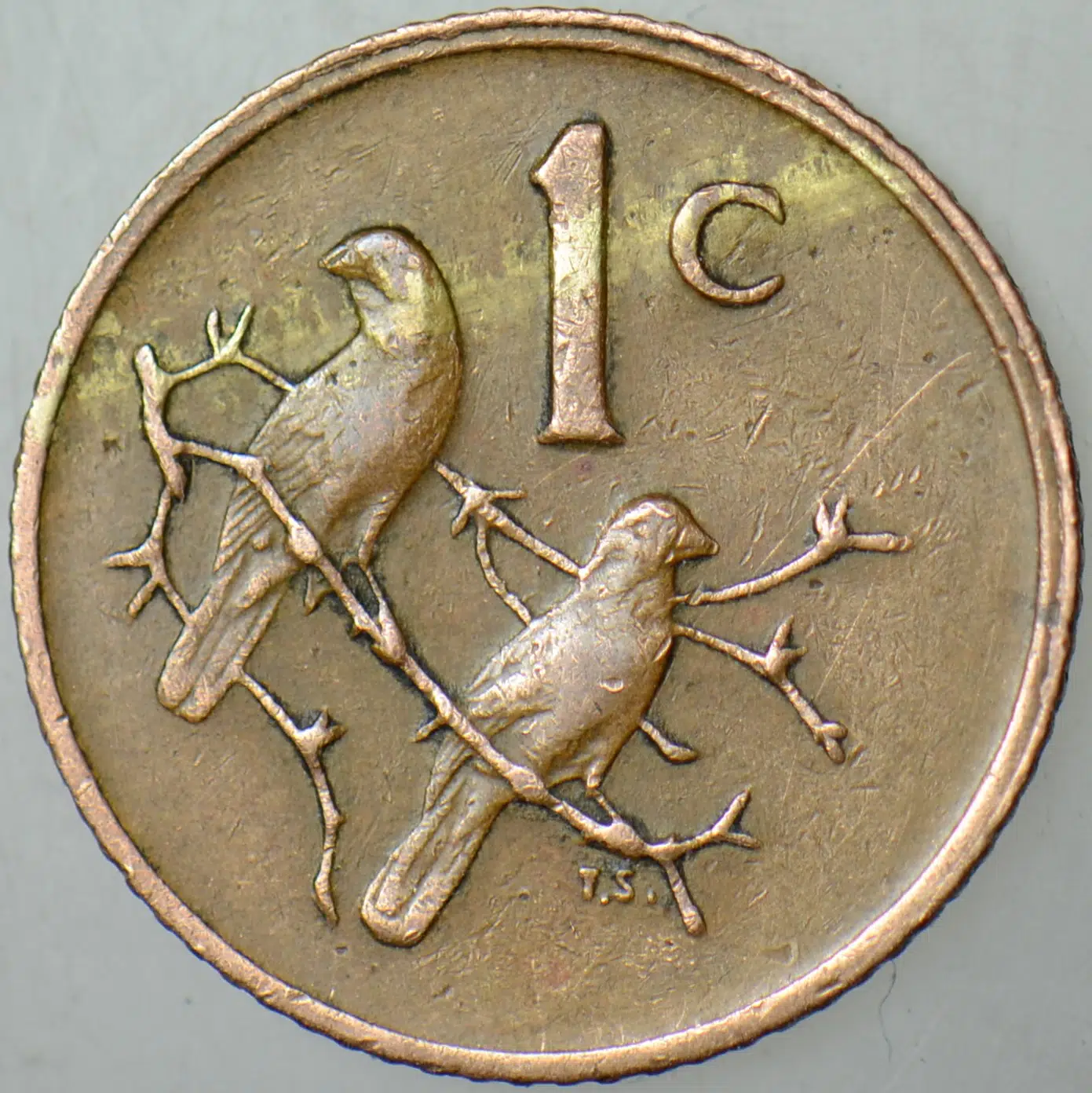 GÜNEY AFRİKA 1 CENT 1978.