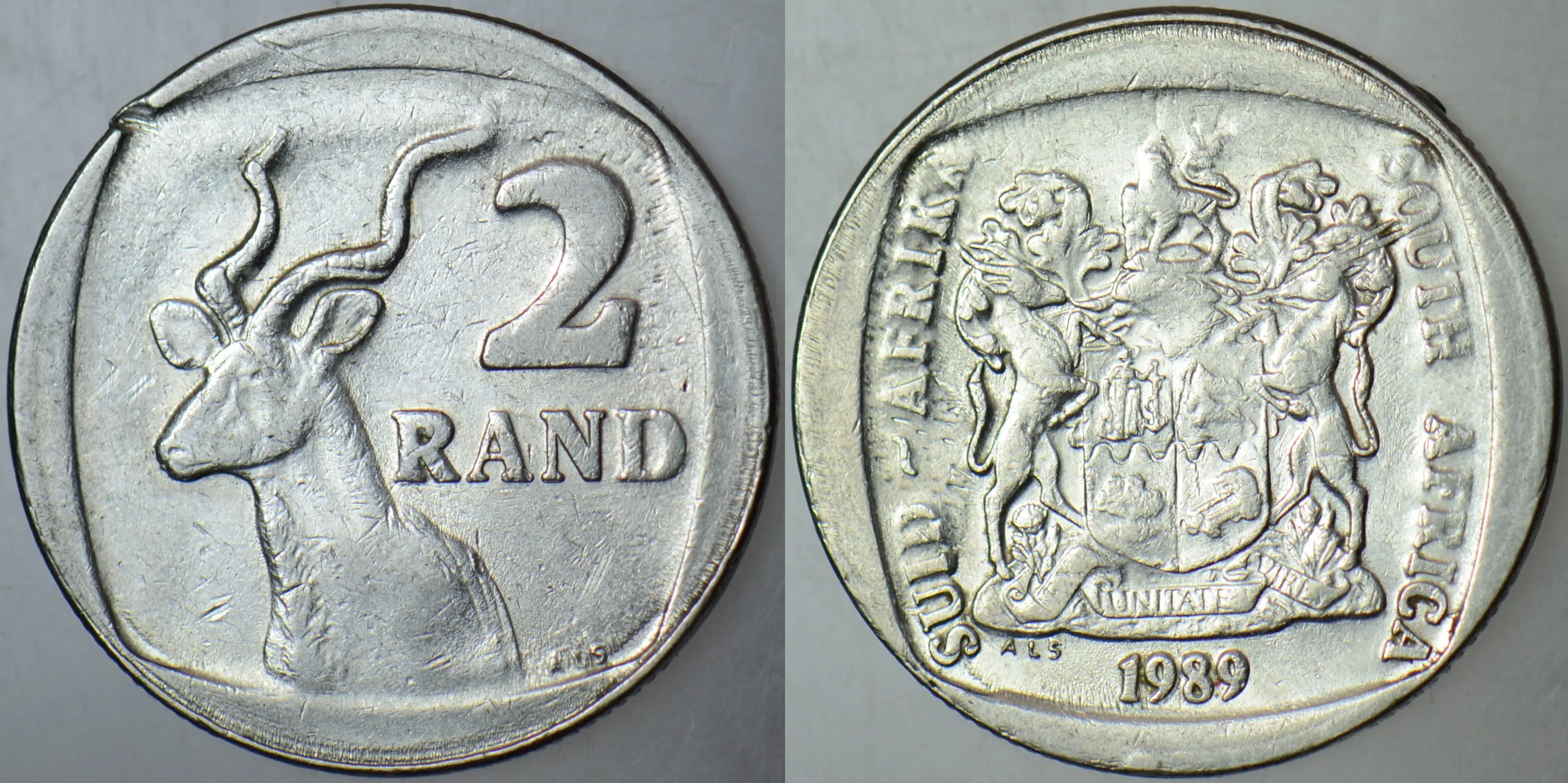 GÜNEY AFRİKA 2 RAND 1989.