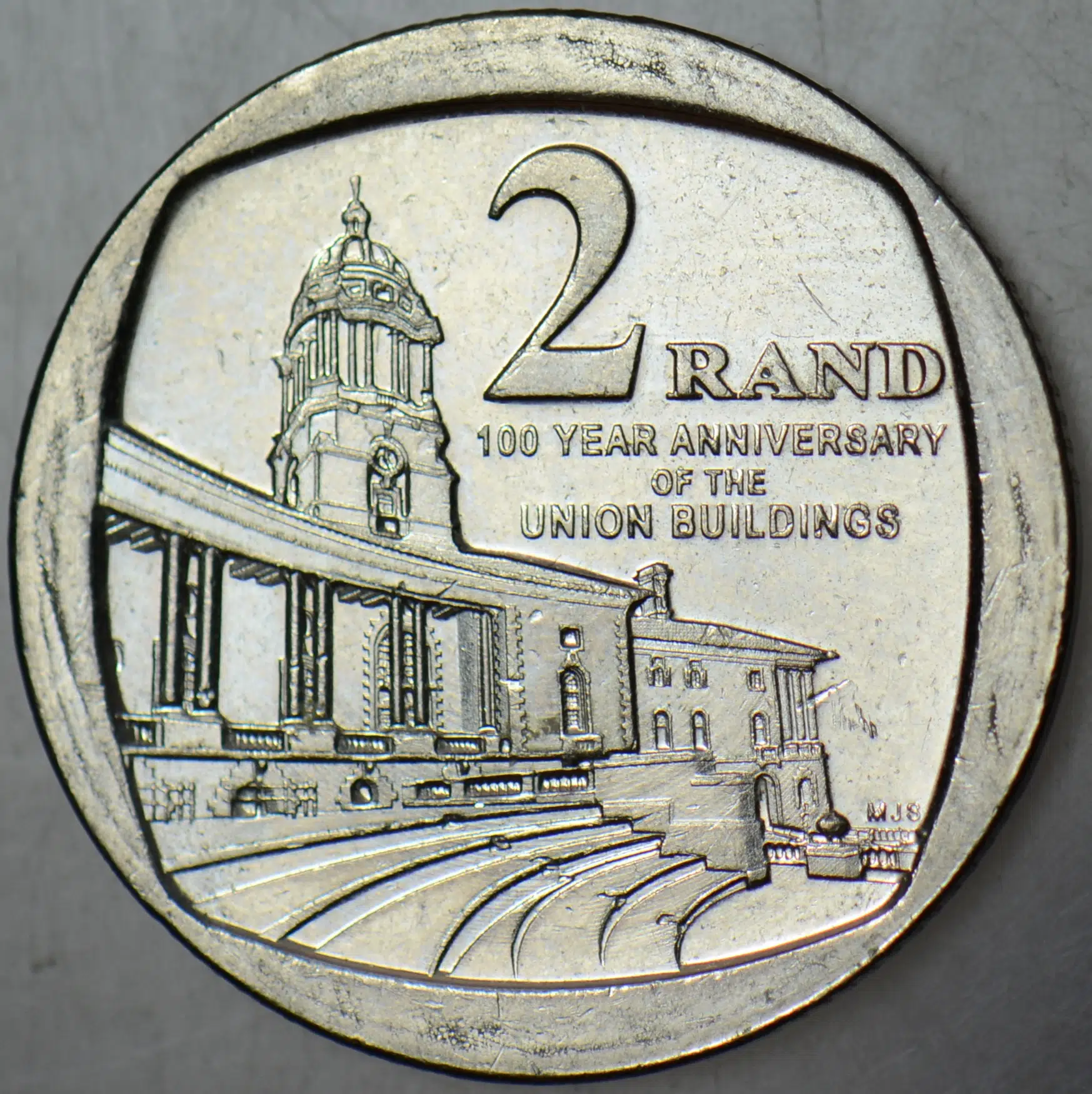 GÜNEY AFRİKA 2 RAND 2013 HATIRA-HÜKÜMET MERKEZİ BİNASININ 100. YILI.