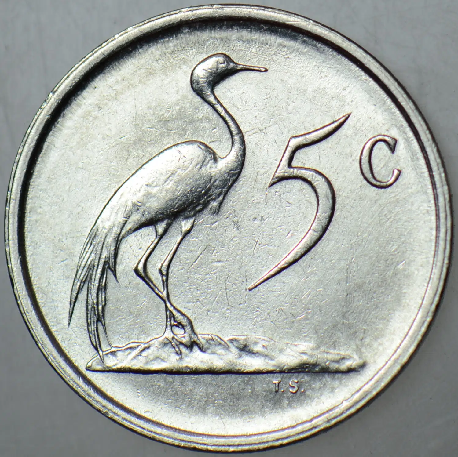 GÜNEY AFRİKA CUMHURİYETİ 5 CENT 1988.