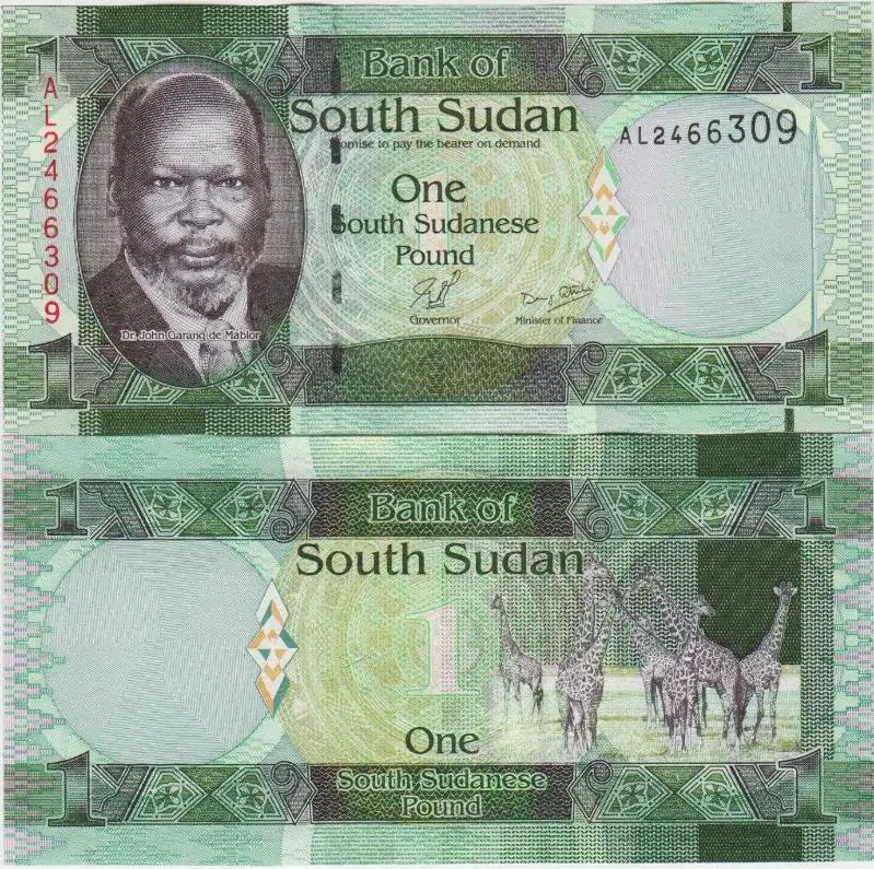 GÜNEY SUDAN 1 POUND 2011. ÇİL KONDİSYON.