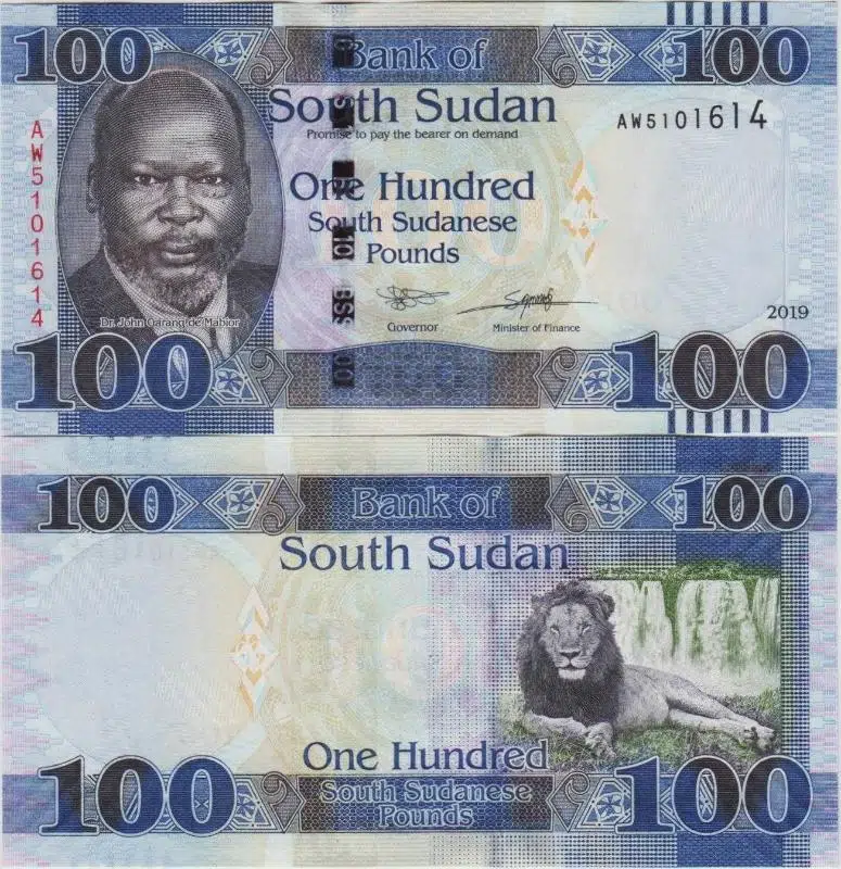 GÜNEY SUDAN 100 POUND 2019 ÇİL KONDİSYON.