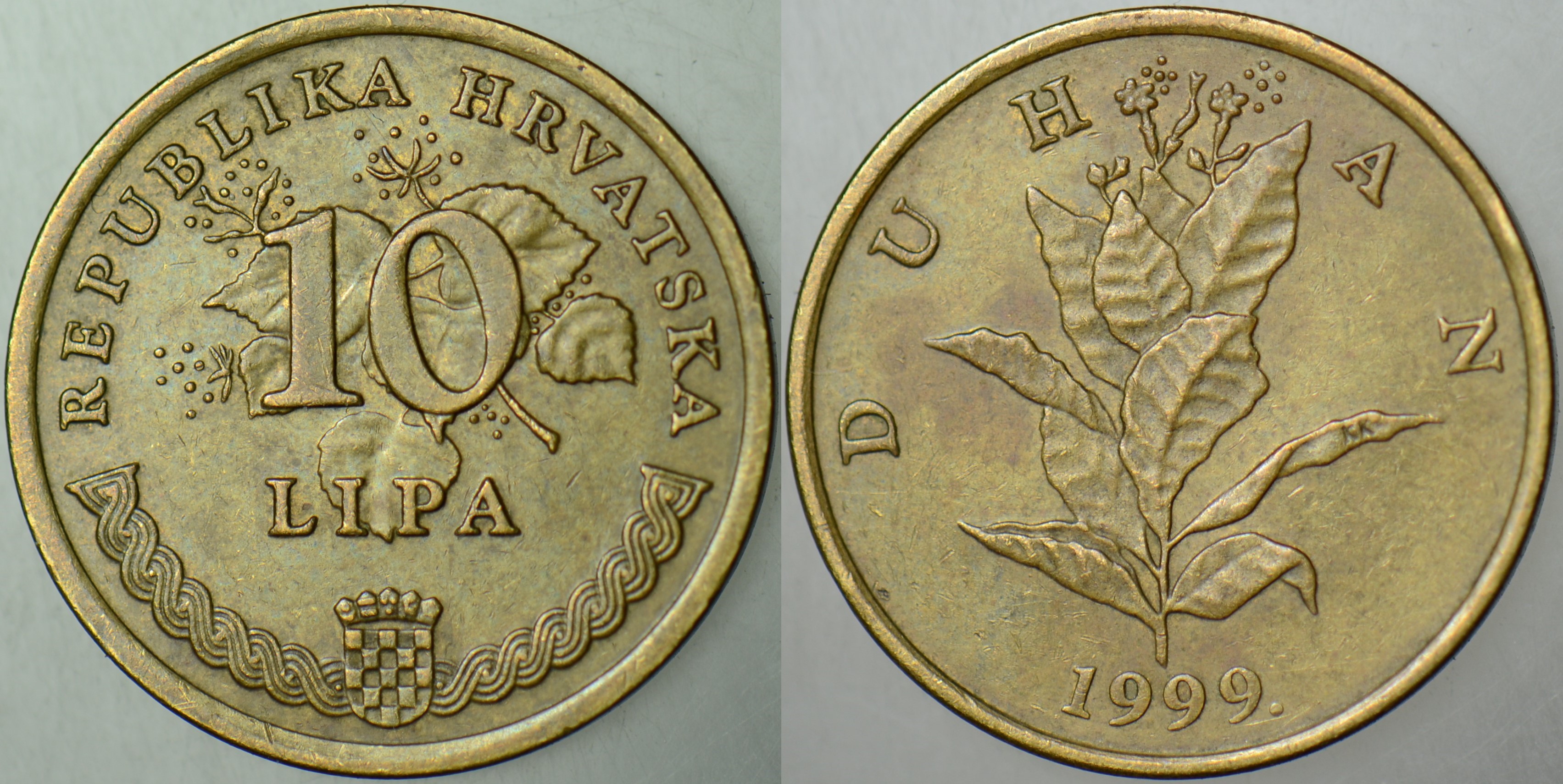 HIRVATİSTAN 10 LİPA 1999.