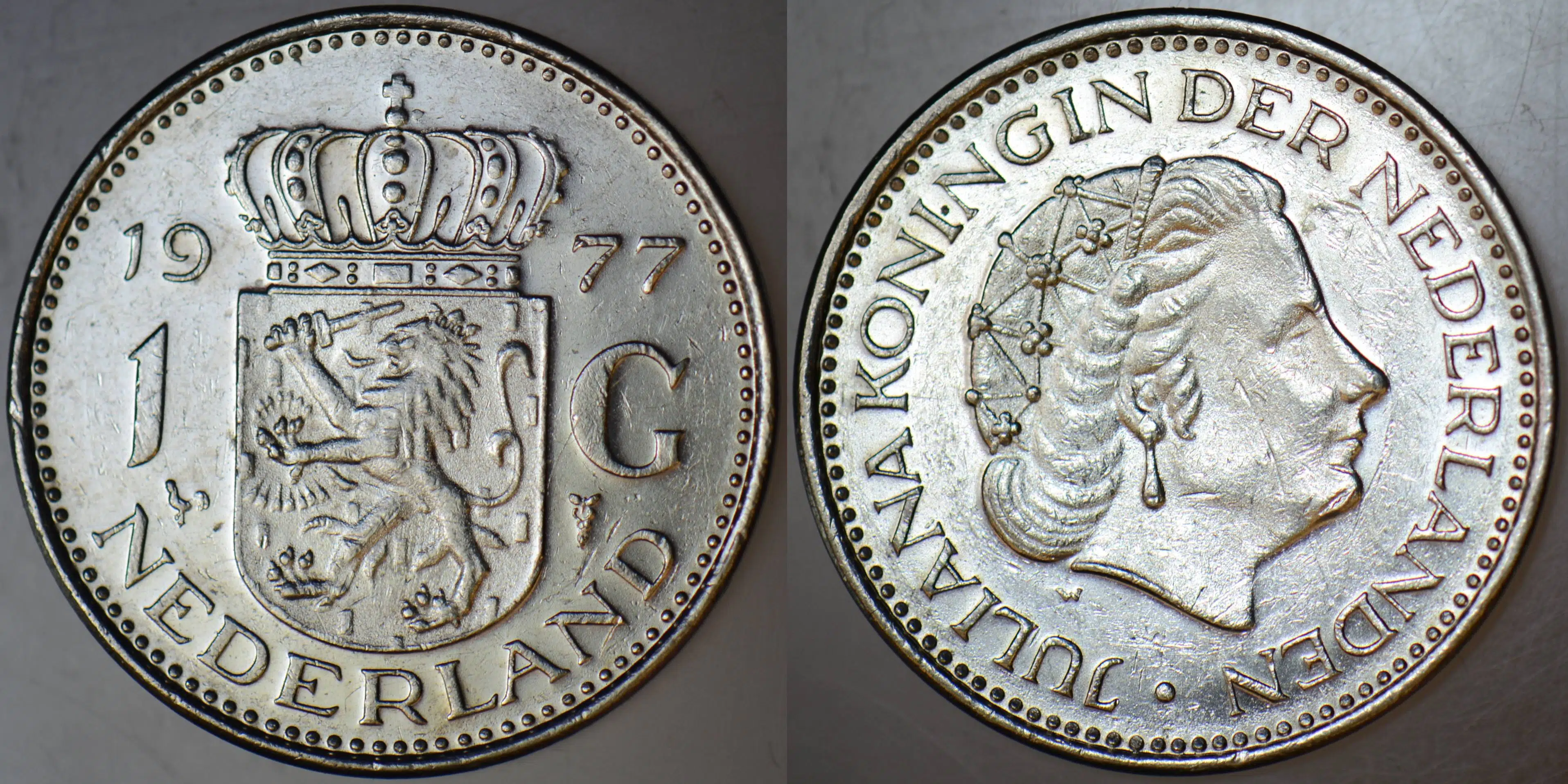 HOLLANDA 1 GULDEN 1977 KRALİÇE JULIANA.