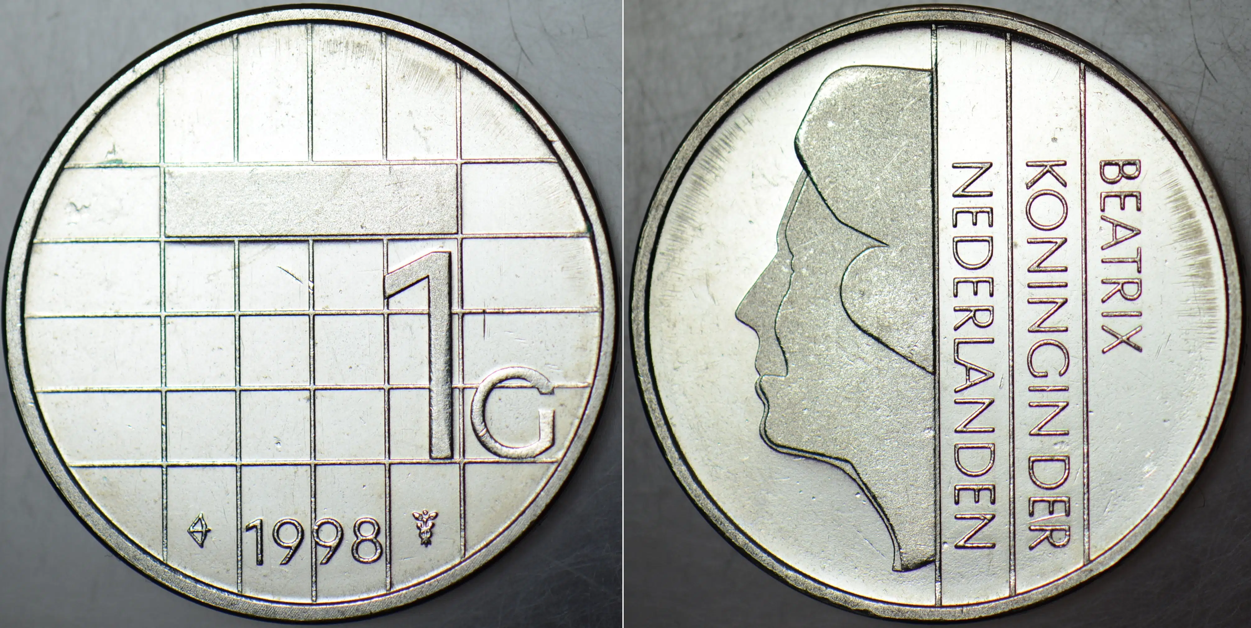 HOLLANDA 1 GULDEN 1998 KRALİÇE BEATRIX. ÇİLALTI+