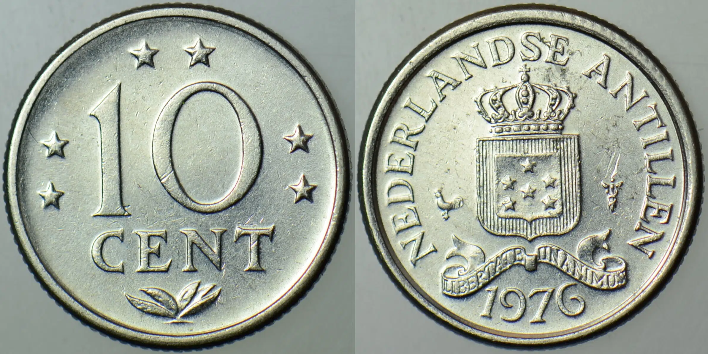HOLLANDA ANTİLLERİ 10 CENT 1976.