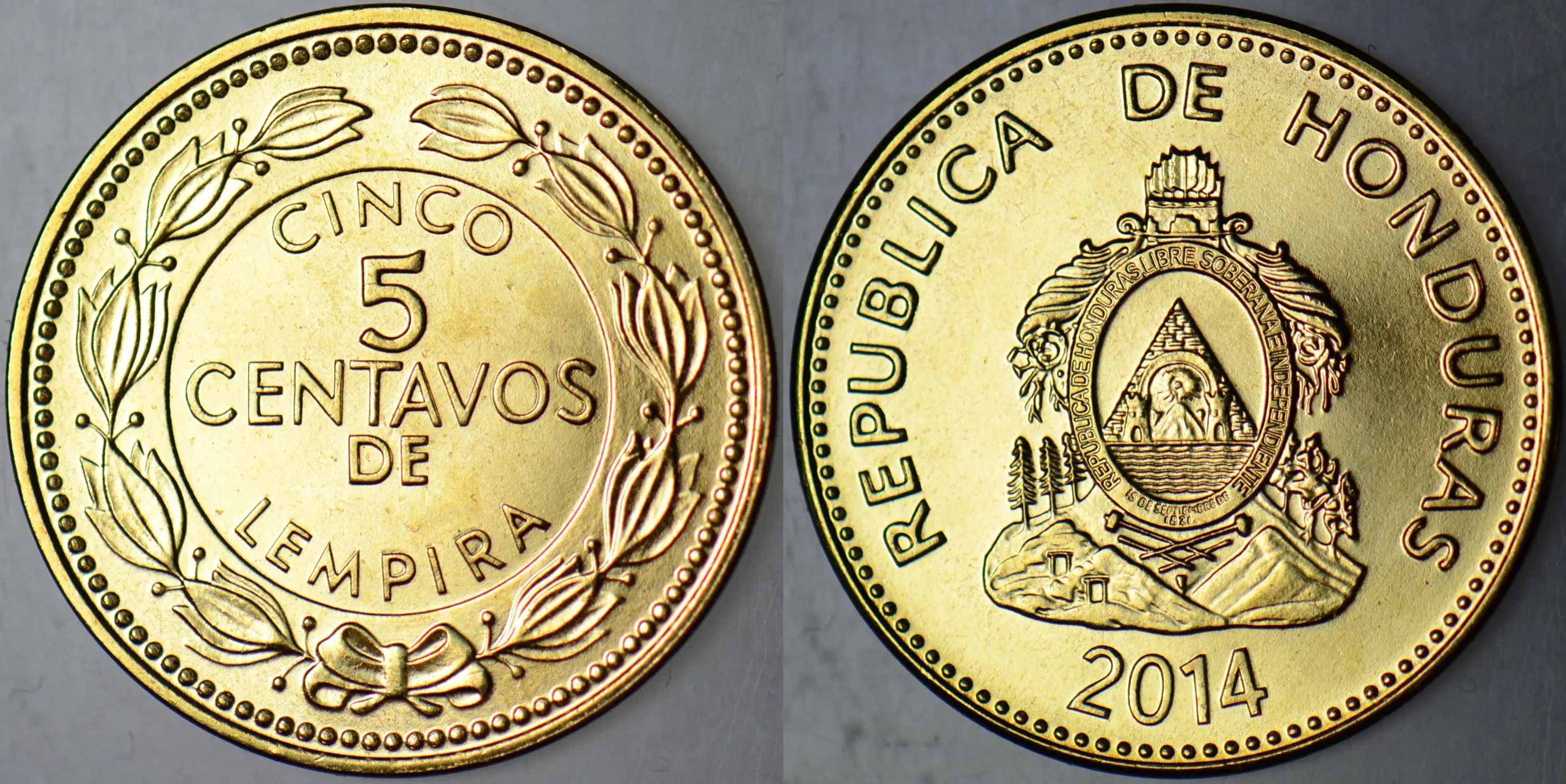 HONDURAS 5 CENTAVOS 2014 ÇİL.