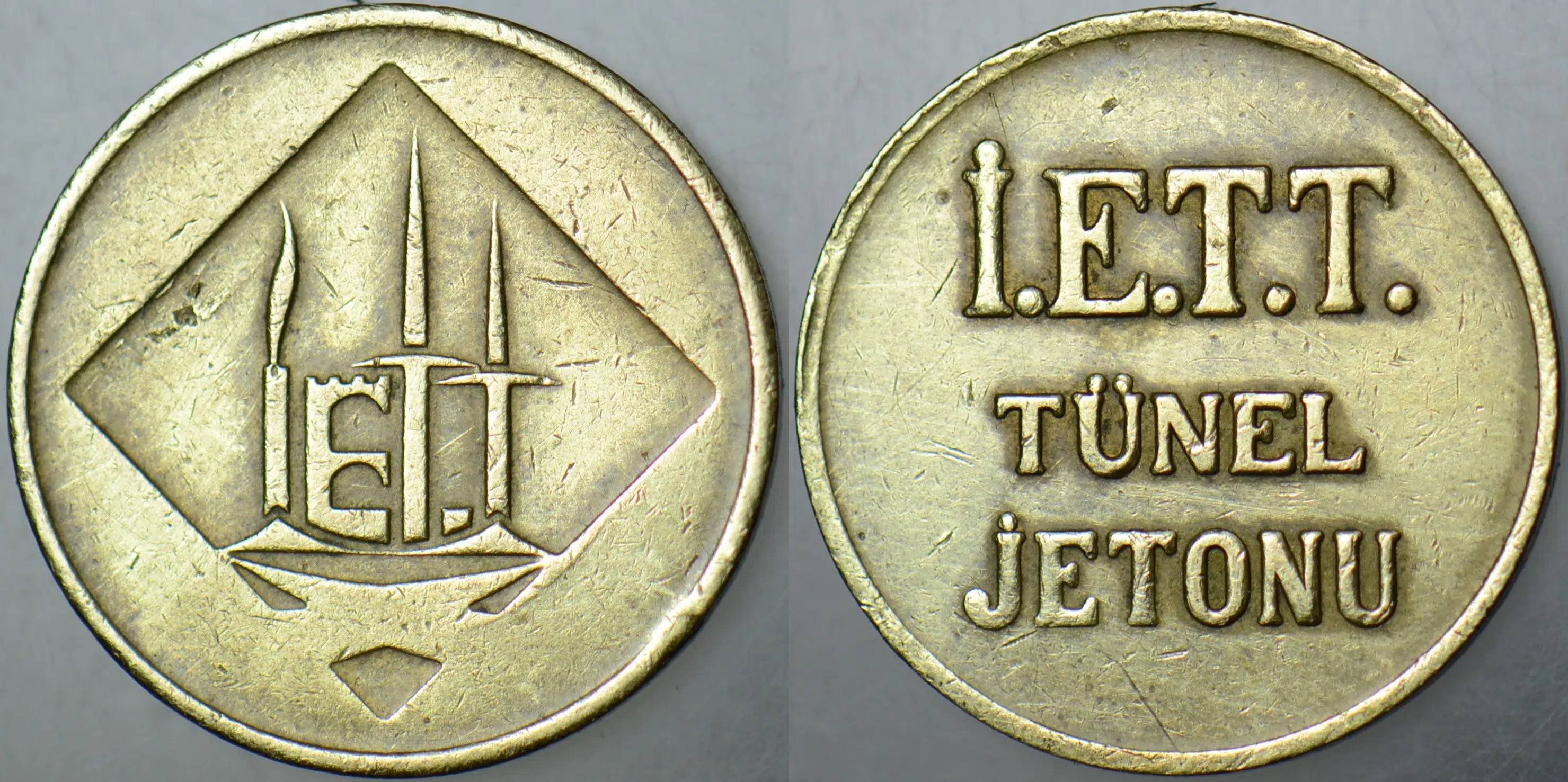 İETT TÜNEL JETONU 19 mm.