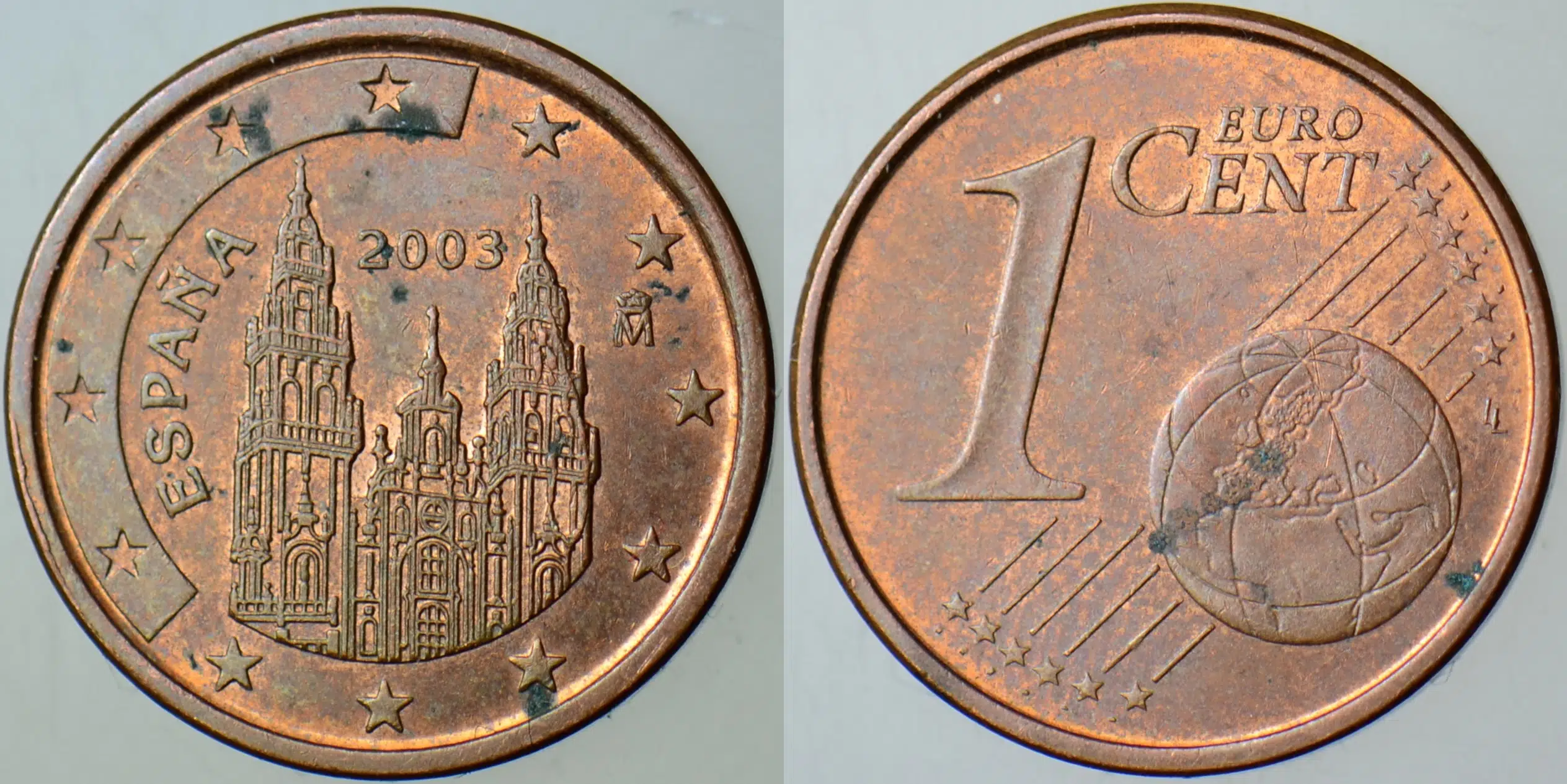 İSPANYA 1 EURO CENT 2003.