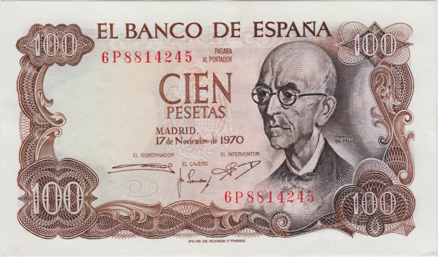 İSPANYA 100 PESETA 1970 ÇİL(-)