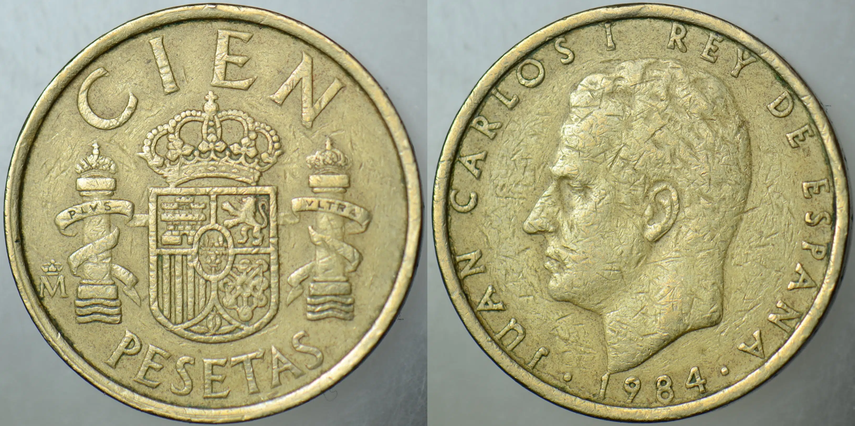 İSPANYA 100 PESETA 1984 JUAN CARLOS I DÖNEMİ.