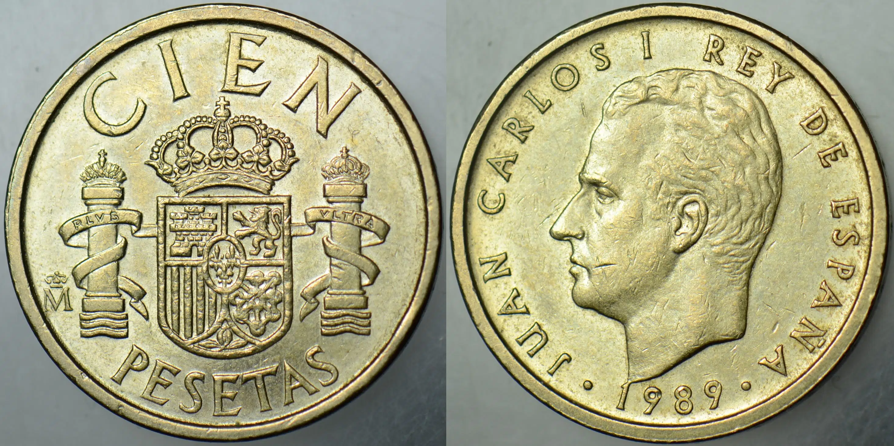 İSPANYA 100 PESETA 1989 JUAN CARLOS I DÖNEMİ.